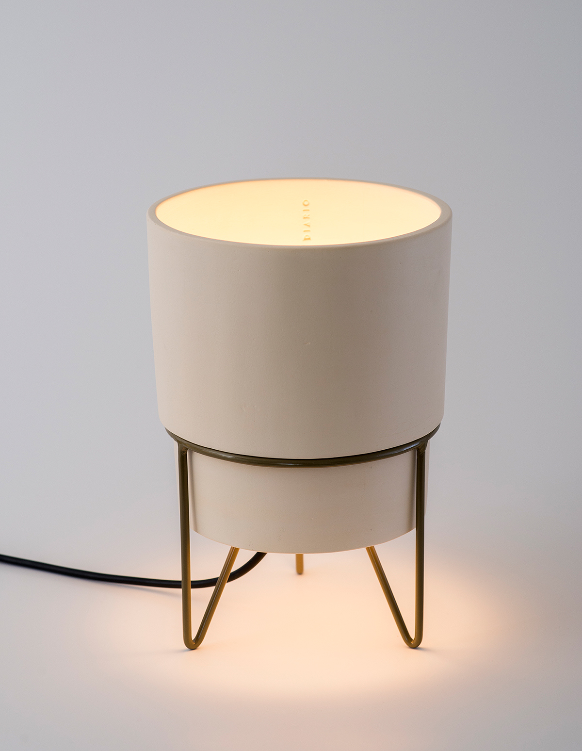 Courtyard lamp，concrete，lighting，Simplicity，Metal，