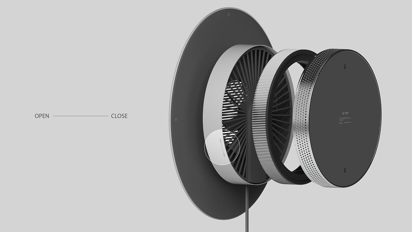 Air hole，purifier，Wall clock，air，