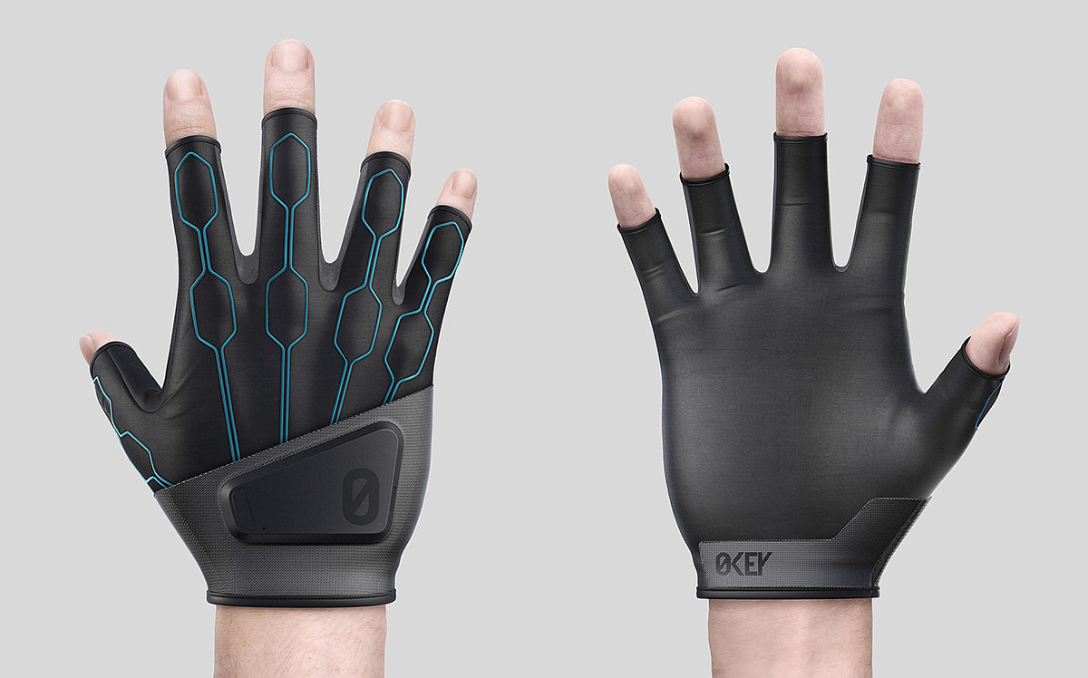 sensor，Digital interaction，fibre，glove，ZEROKEY，