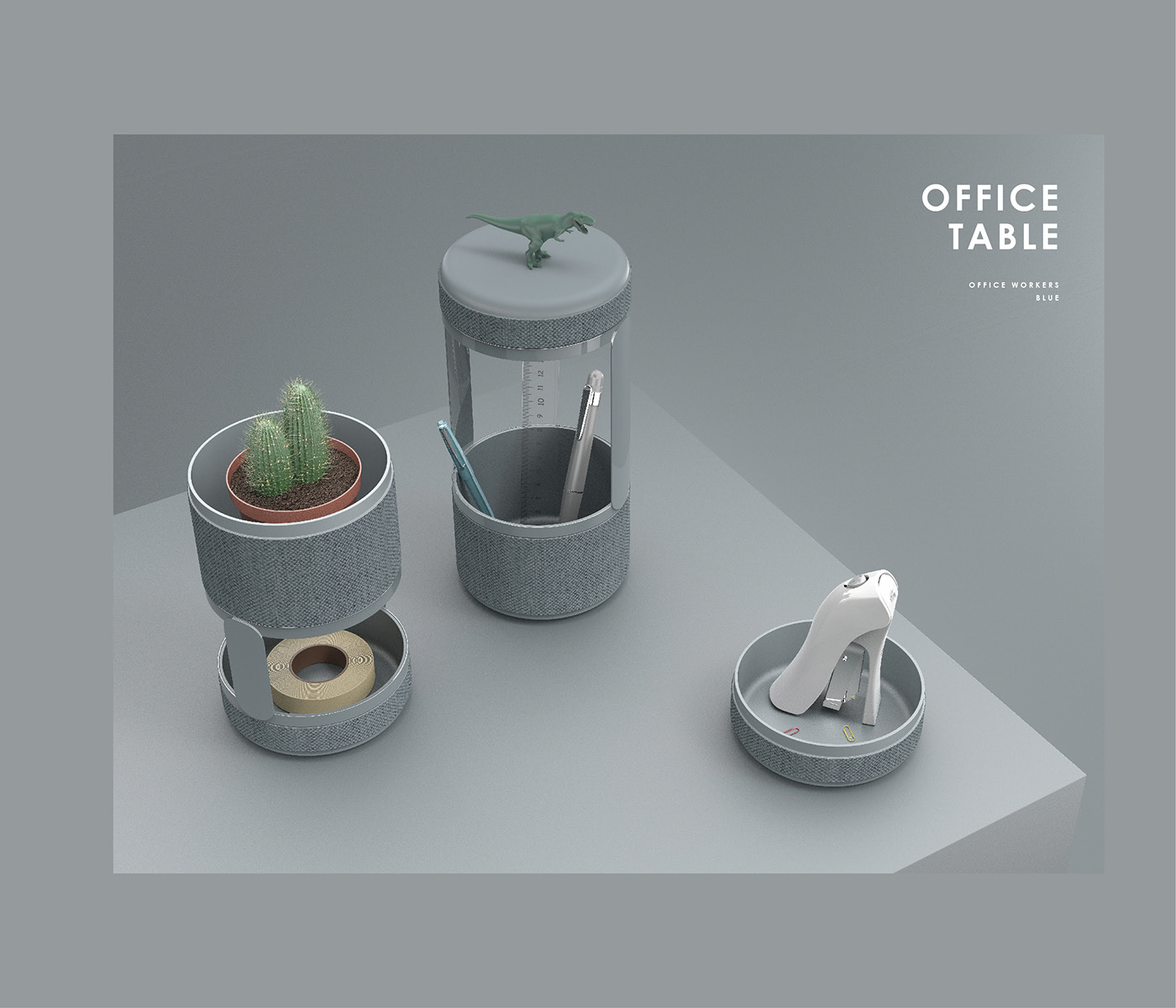 Umbrella stand，tea table，Desktop container，Steamed Dumplings，furniture，STACK SERIES，