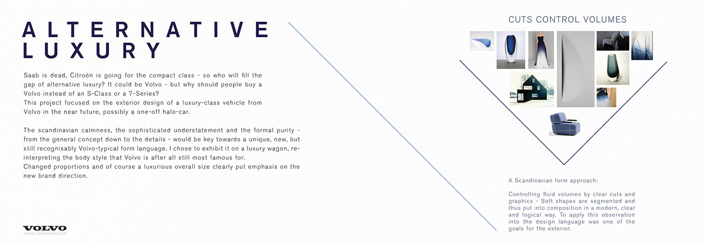 Volvo，Alt Lux，Automobile design，Hand drawn car，