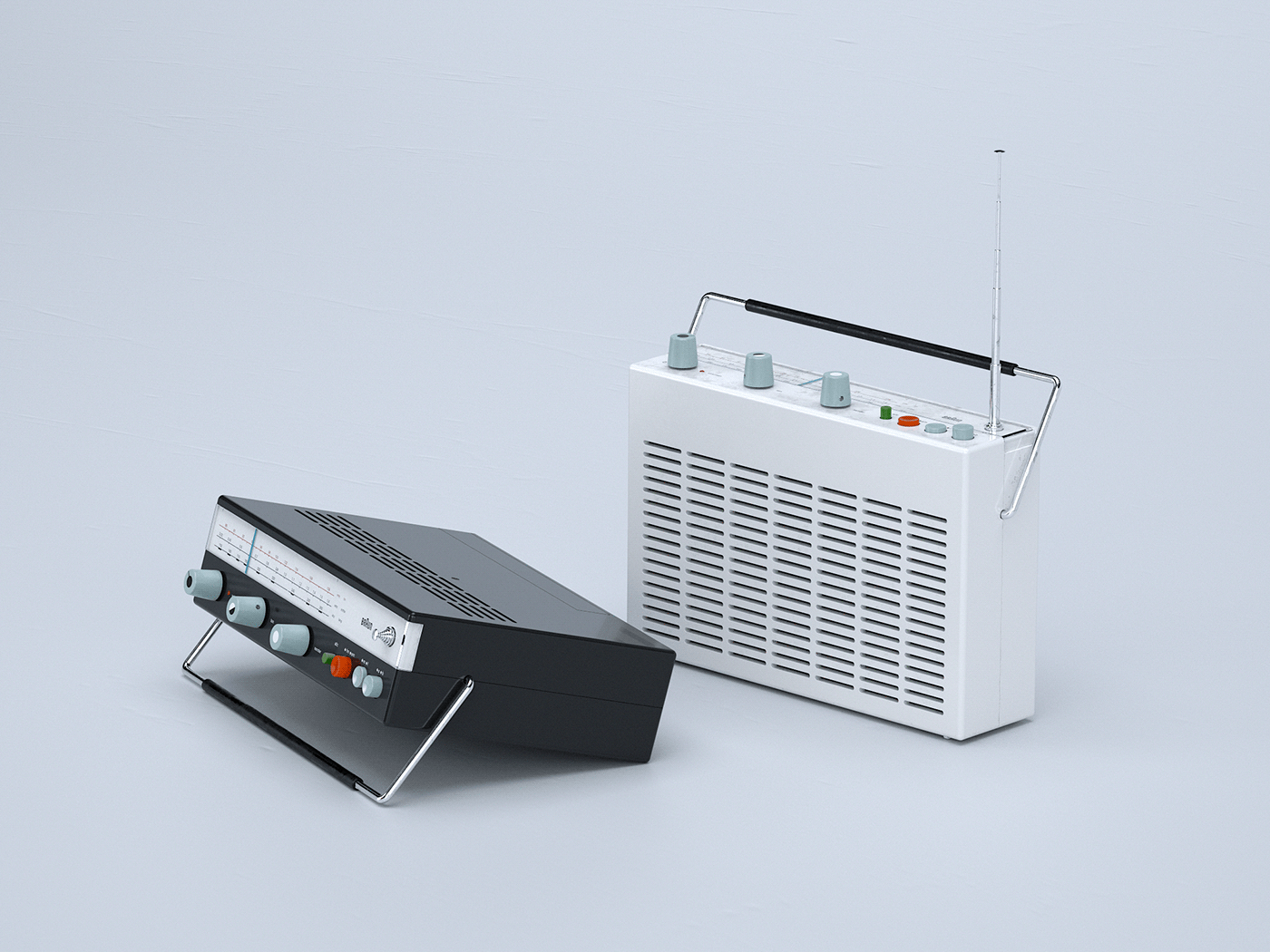 industrial design，Render，modeling，Braun T580，