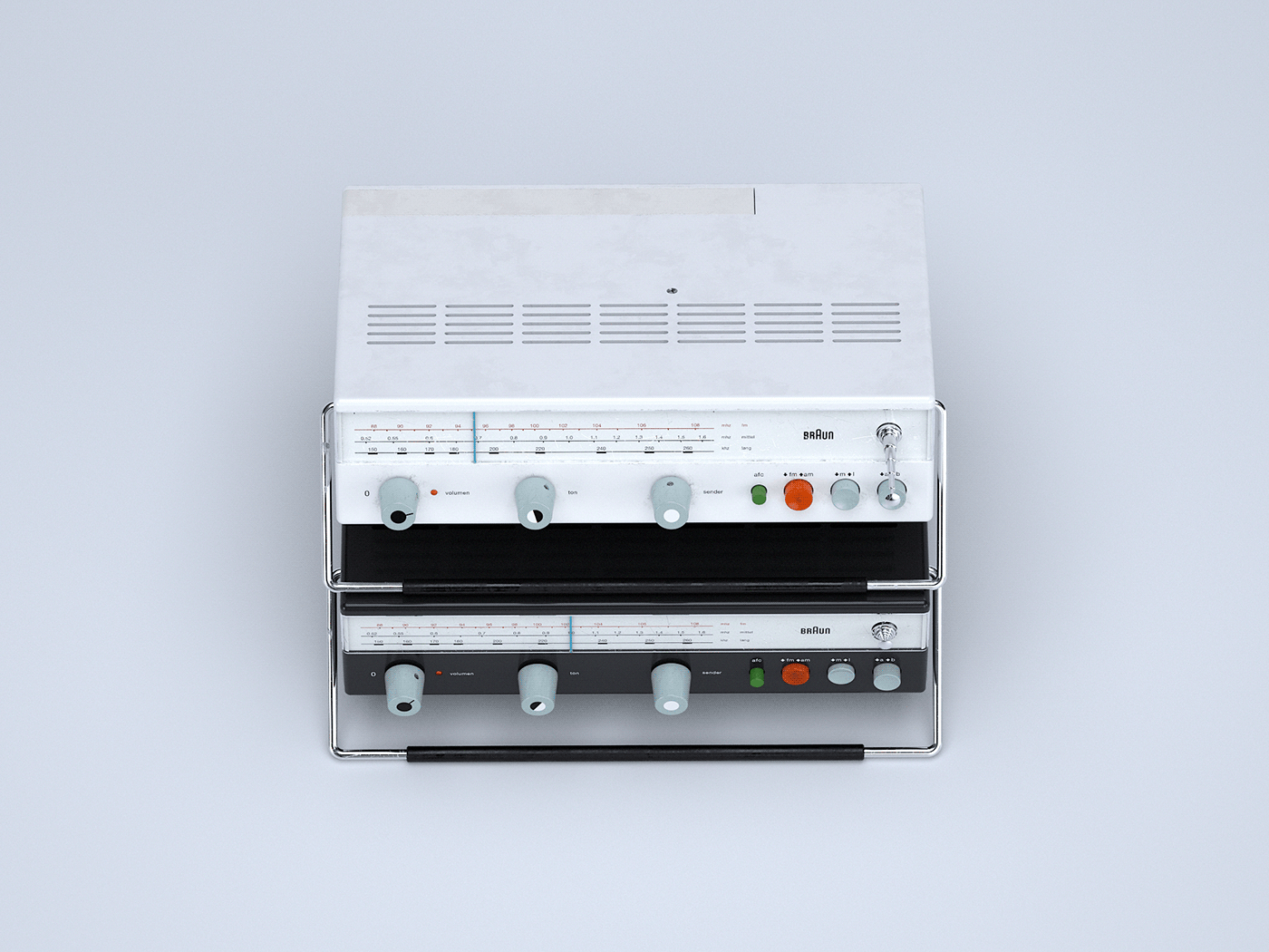 industrial design，Render，modeling，Braun T580，