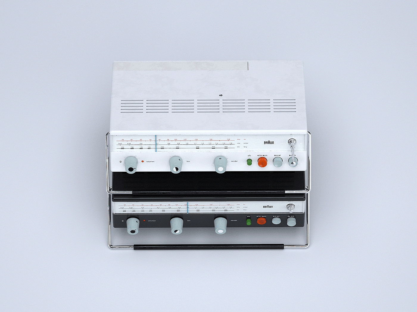 industrial design，Render，modeling，Braun T580，
