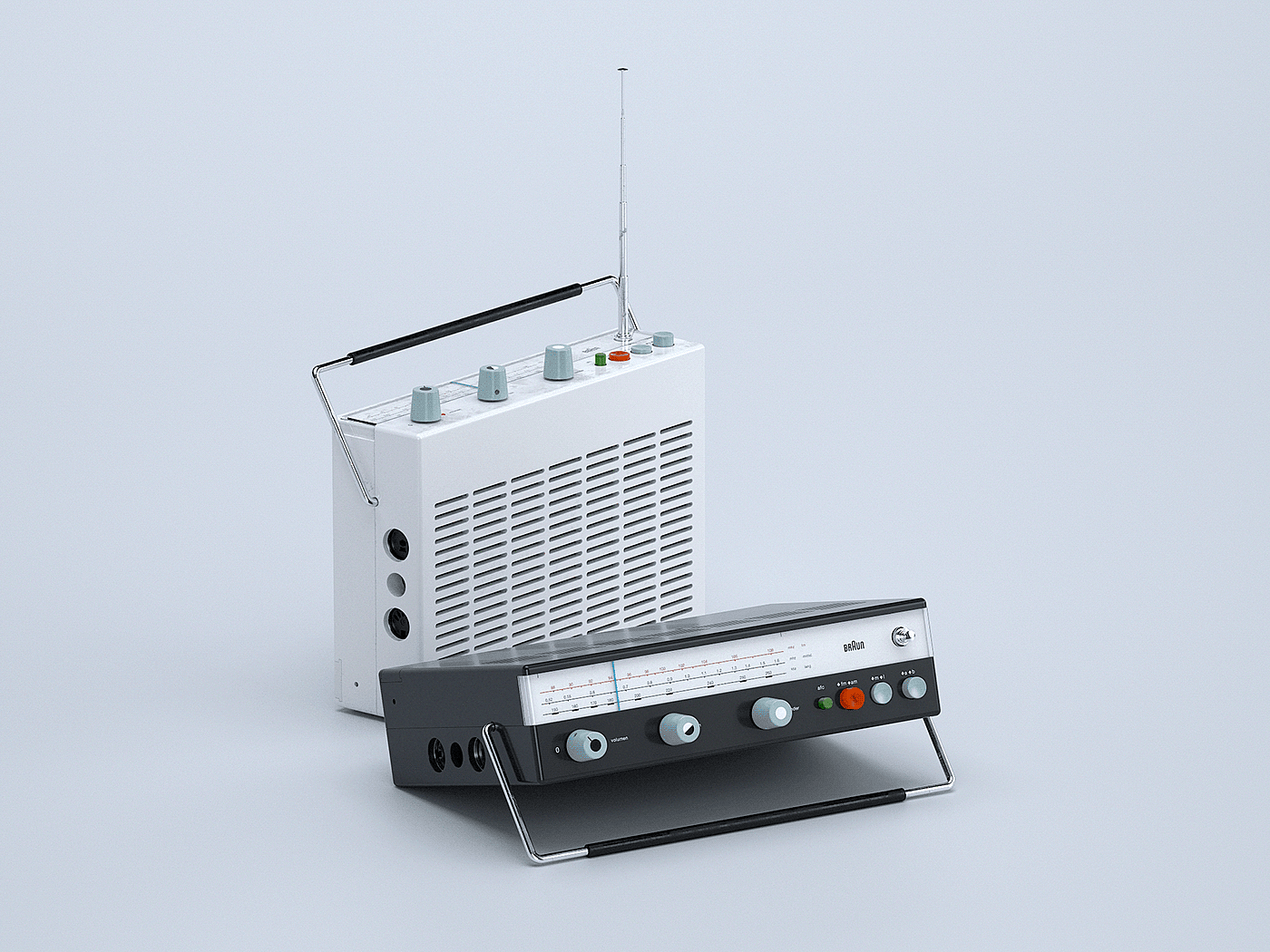 industrial design，Render，modeling，Braun T580，