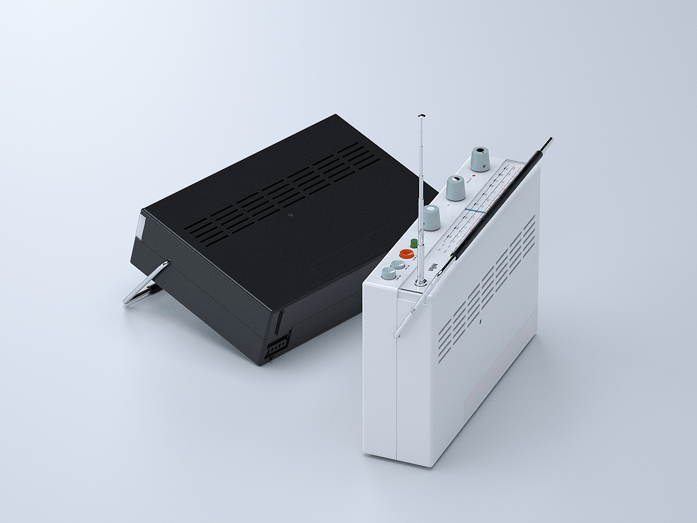 industrial design，Render，modeling，Braun T580，