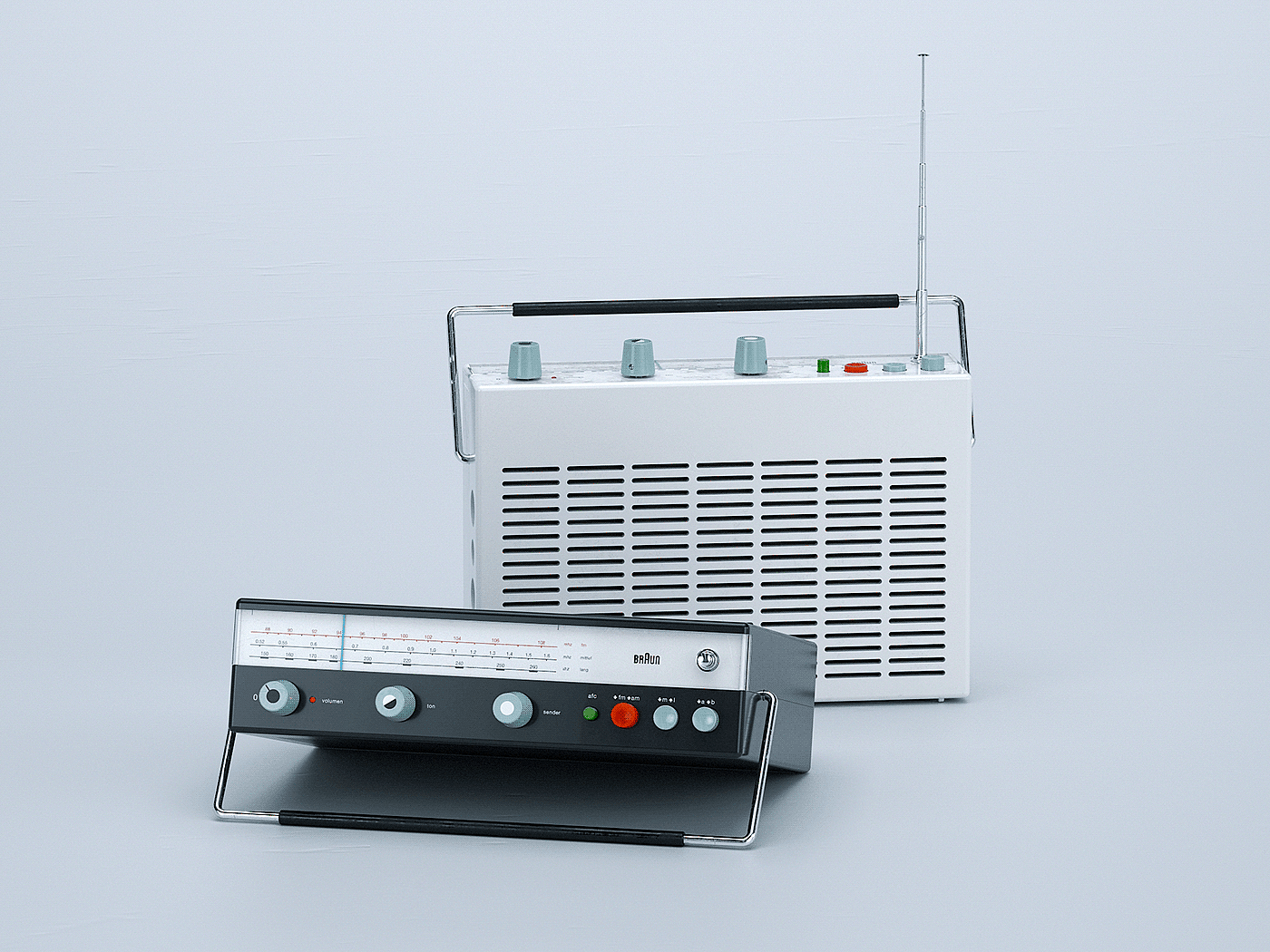 industrial design，Render，modeling，Braun T580，