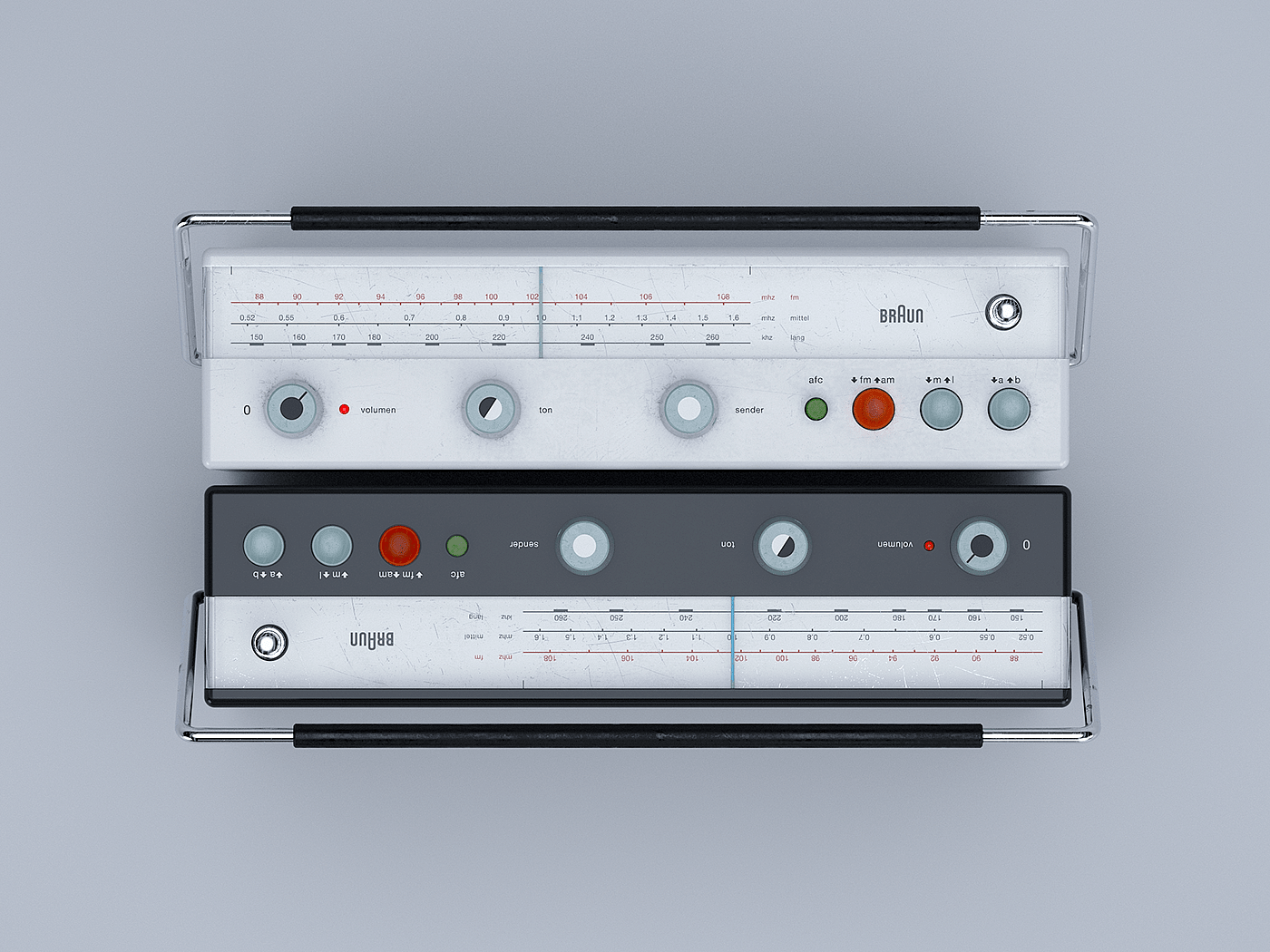 industrial design，Render，modeling，Braun T580，