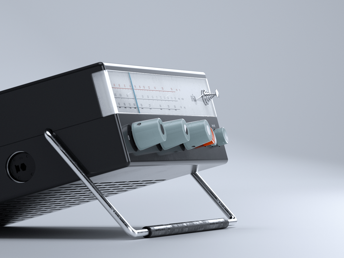 industrial design，Render，modeling，Braun T580，