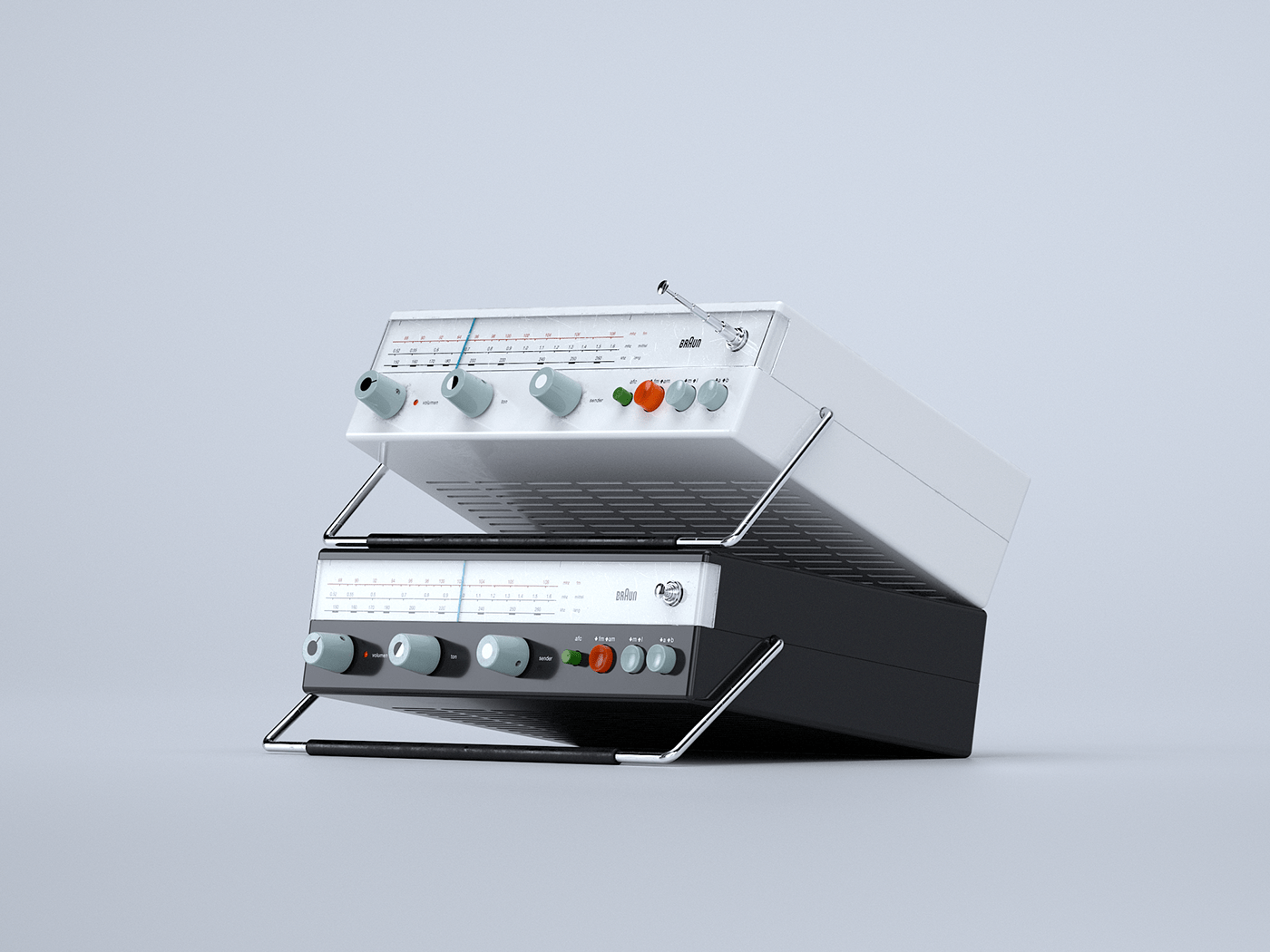 industrial design，Render，modeling，Braun T580，