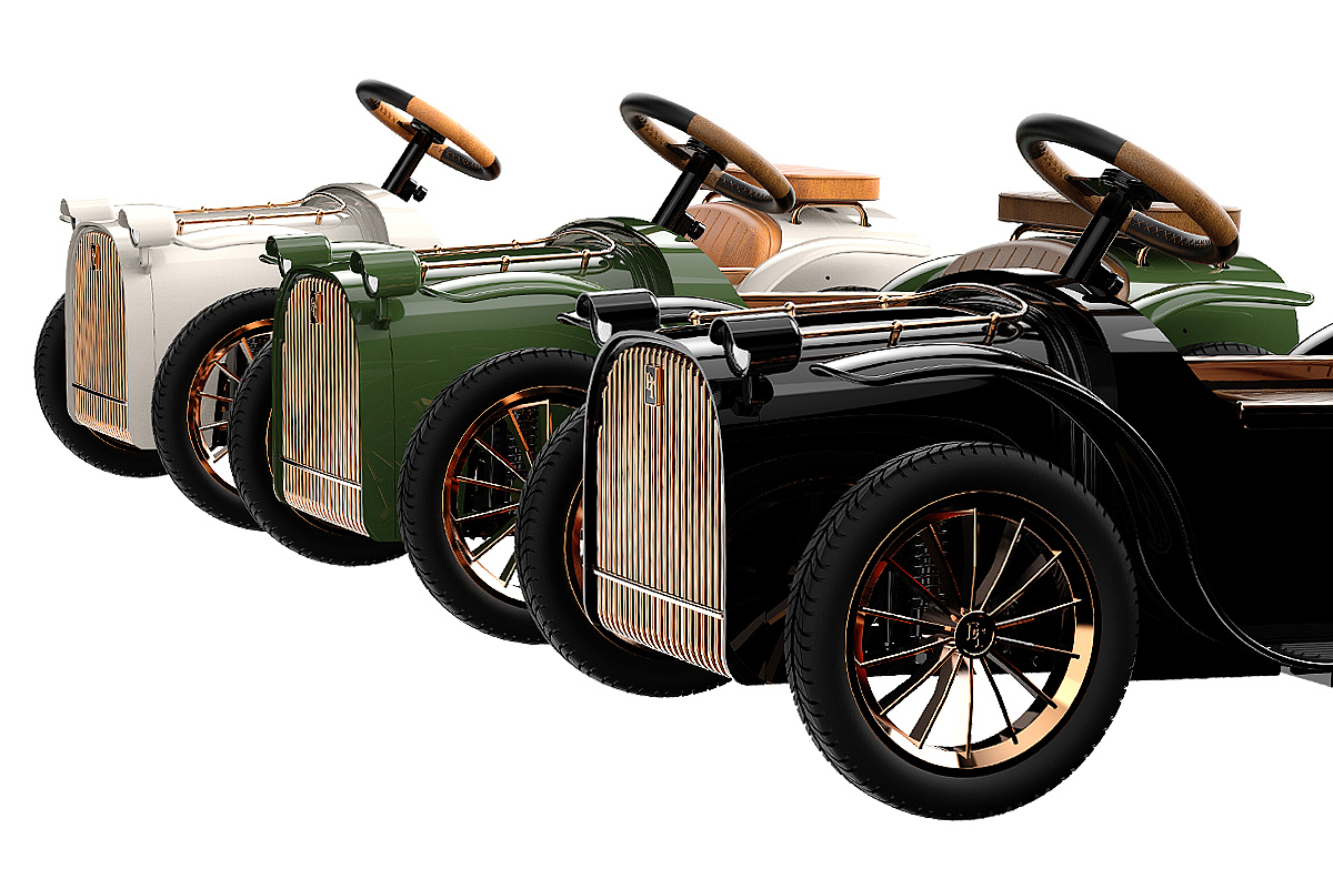 D.THRONE S，Toy car，industrial design，Four wheeled toy car，