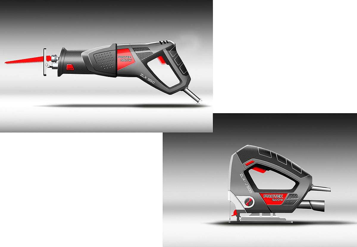 industrial design，conceptual design，Hand drawn，Electric tool，