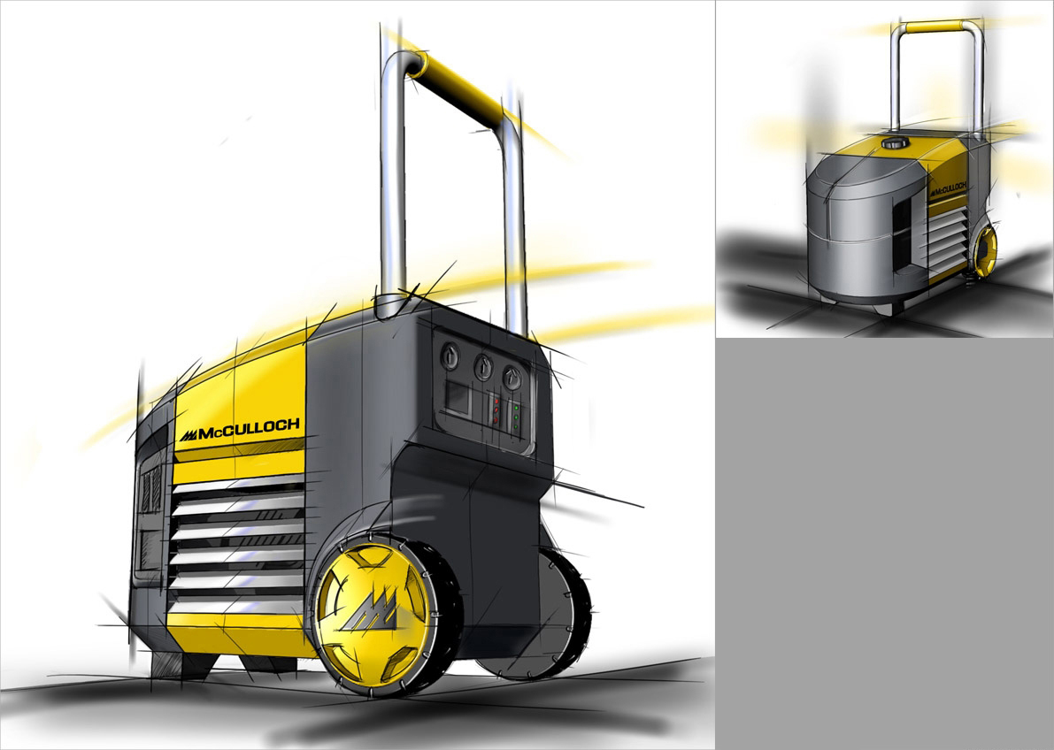 industrial design，conceptual design，Hand drawn，Electric tool，