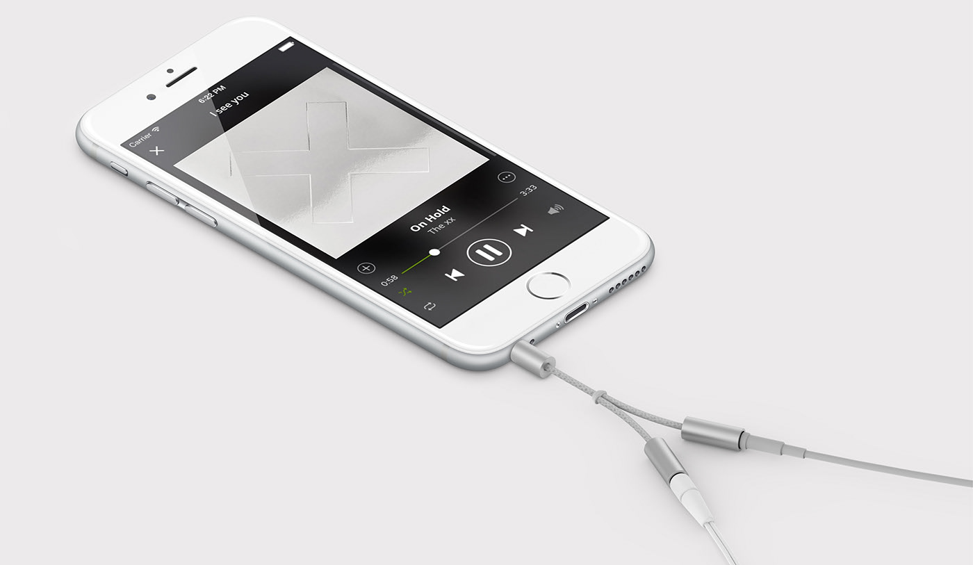 product design，Digital，Bracelet，Duo — Audio Adapter，