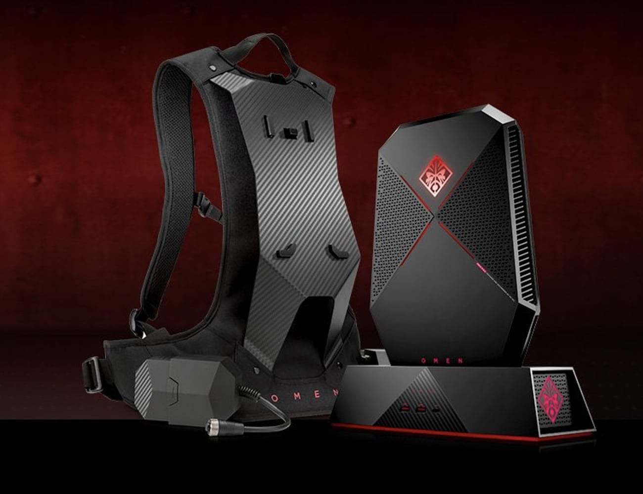 游戏，HP Omen X桌面虚拟背包，游戏眼镜，