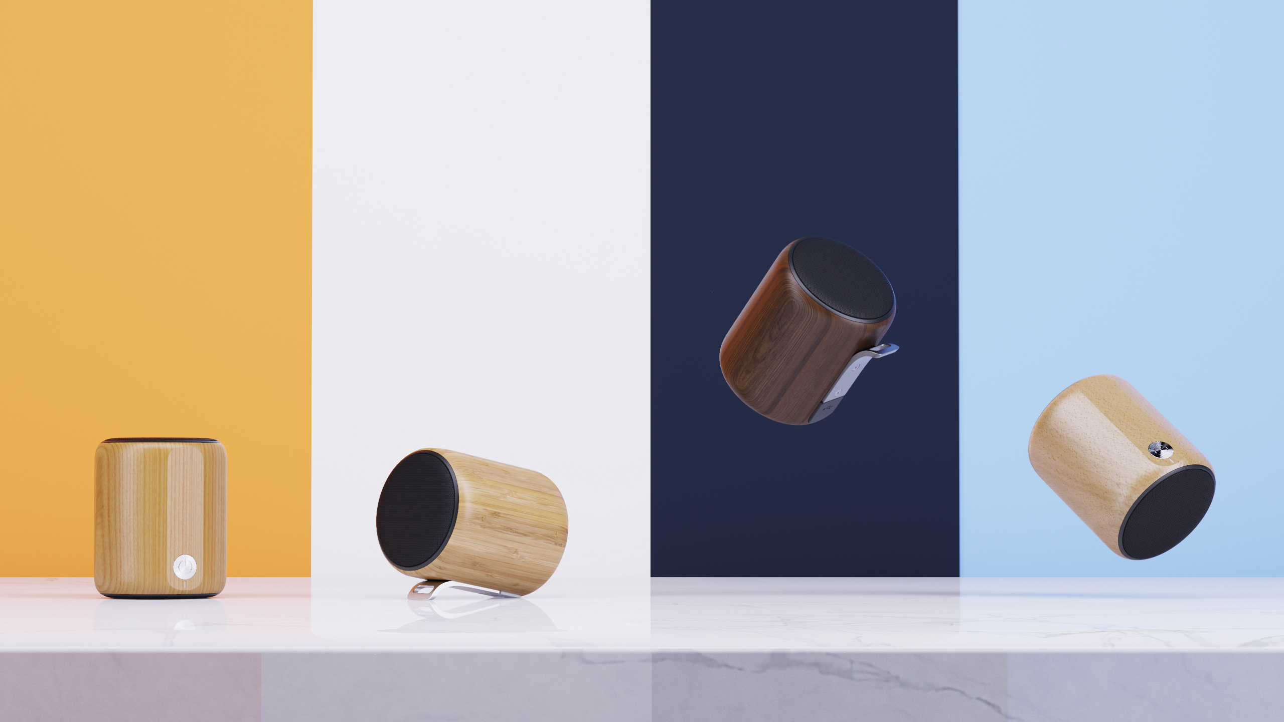 Mini，grain，Log，drum，Bluetooth Speaker ，
