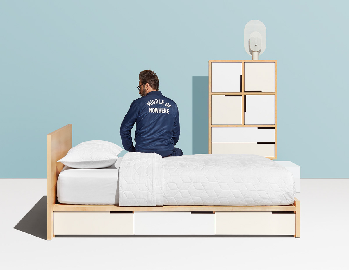 white，furniture design ，Modu-licious，