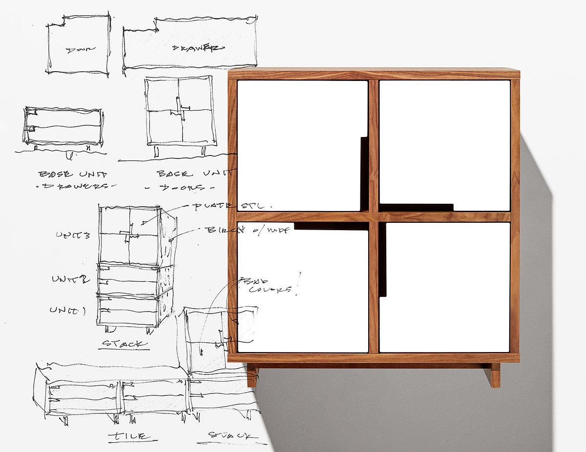 white，furniture design ，Modu-licious，