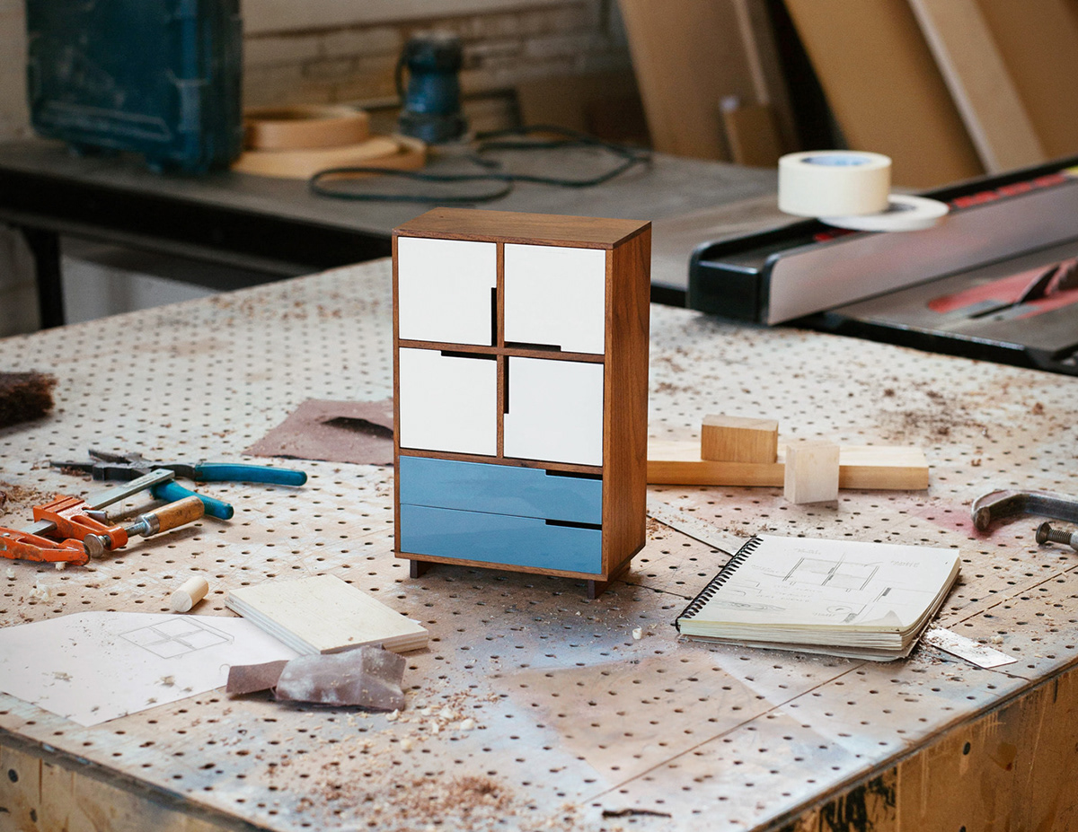 white，furniture design ，Modu-licious，