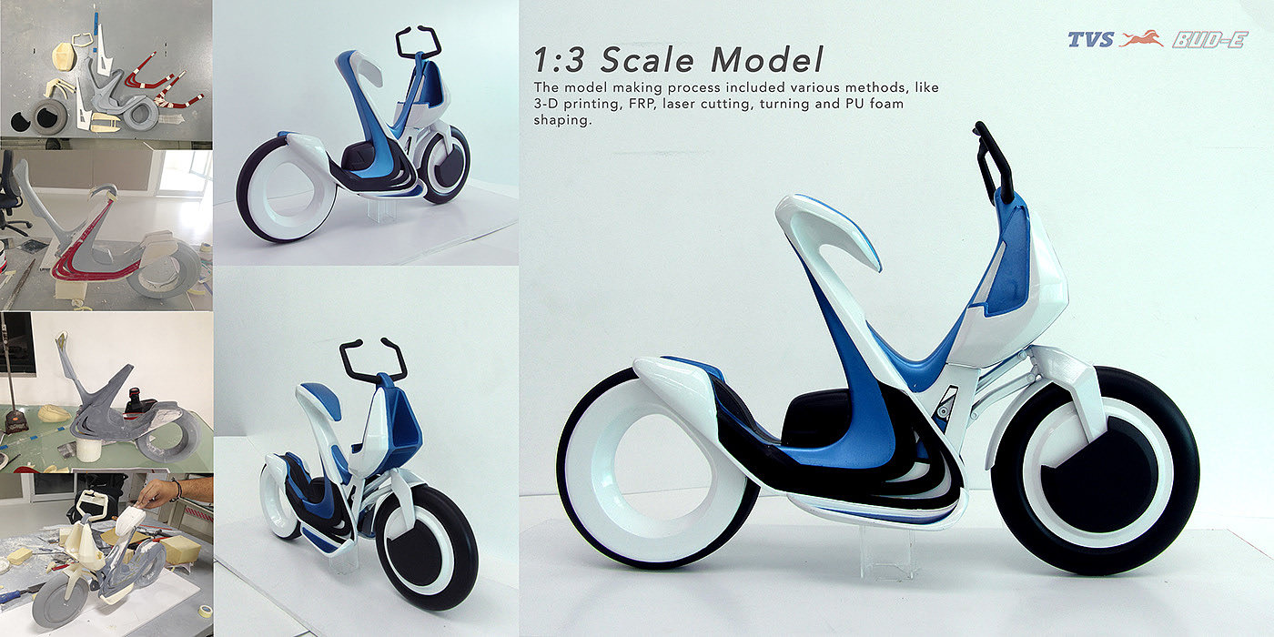 未来，概念设计，共享电单车，电动车，