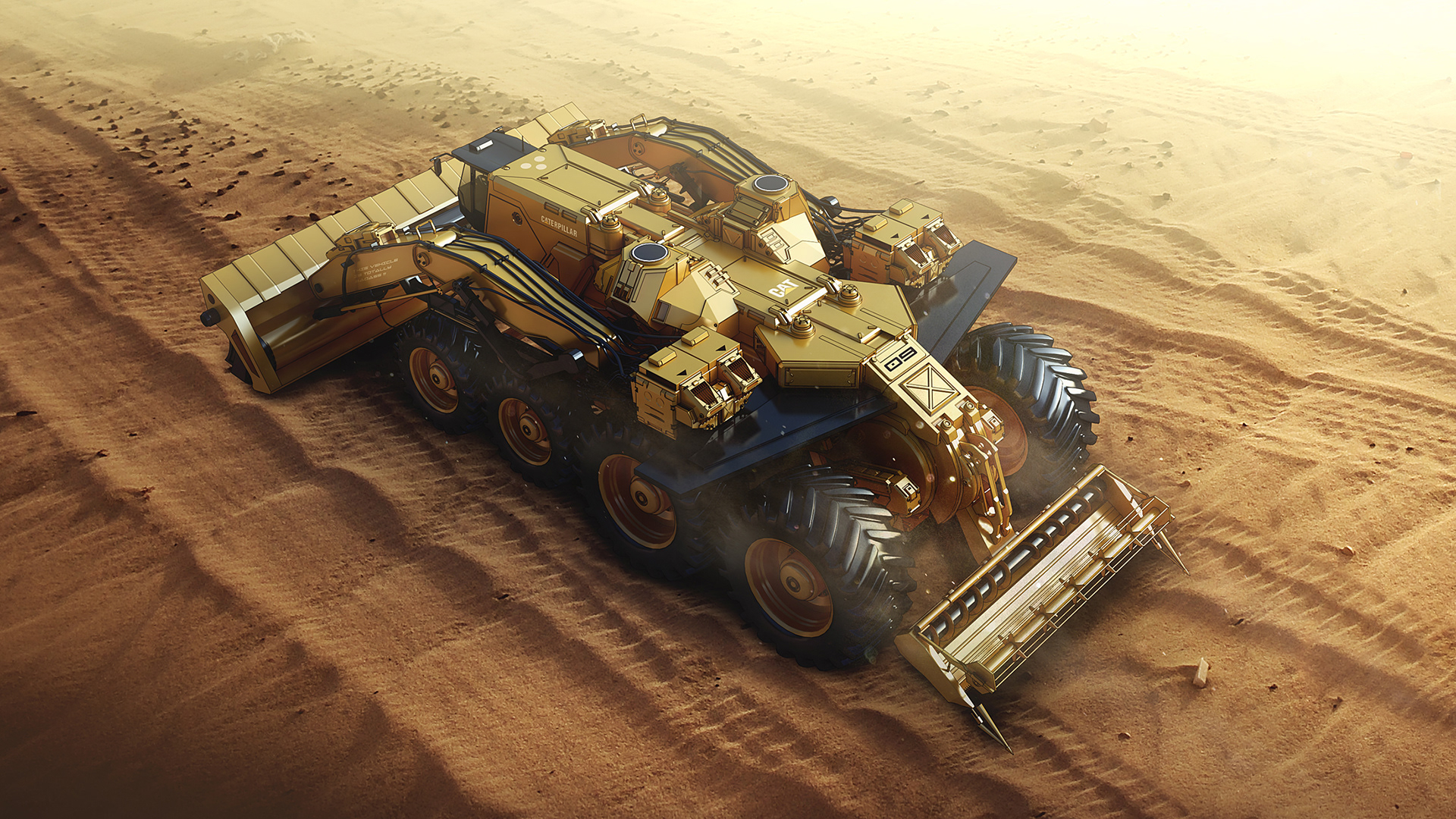 DGR 02 concept，DGR 02 concept，Heavy machinery concept，Special vehicle，automobile，illustration，