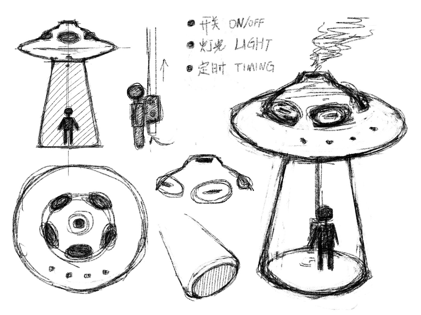 Humidifier，Aromatherapy machine，ufo，Flying saucer，