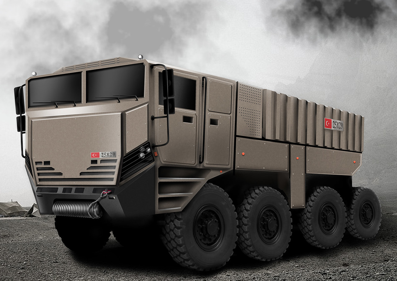 8x8军用车辆设计 这很强势 普象网