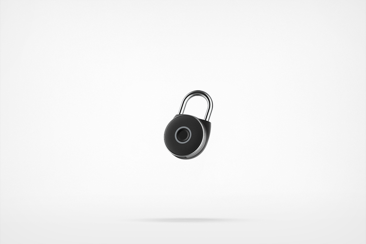 Locks，usb，Fingerprint lock，Electronic lock，circular，industrial design，fingerprint，Padlock，