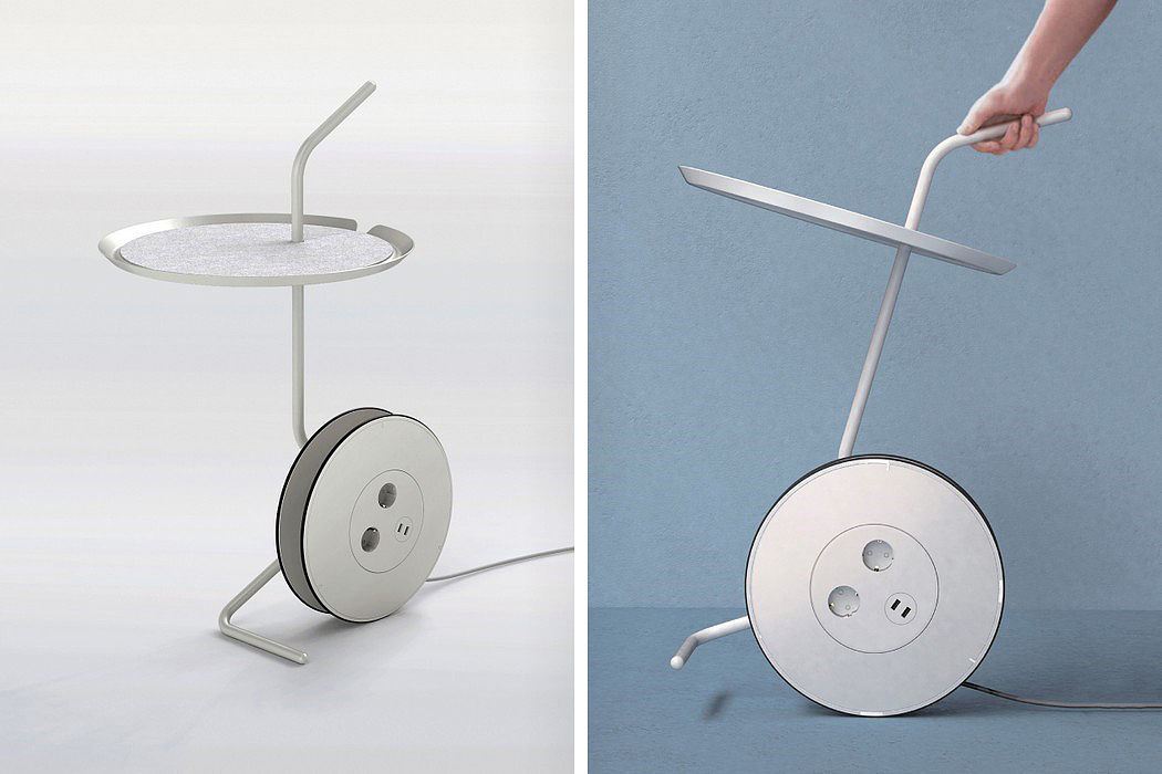 usb，Socket，Table，Rotatable，Red dot design concept award，