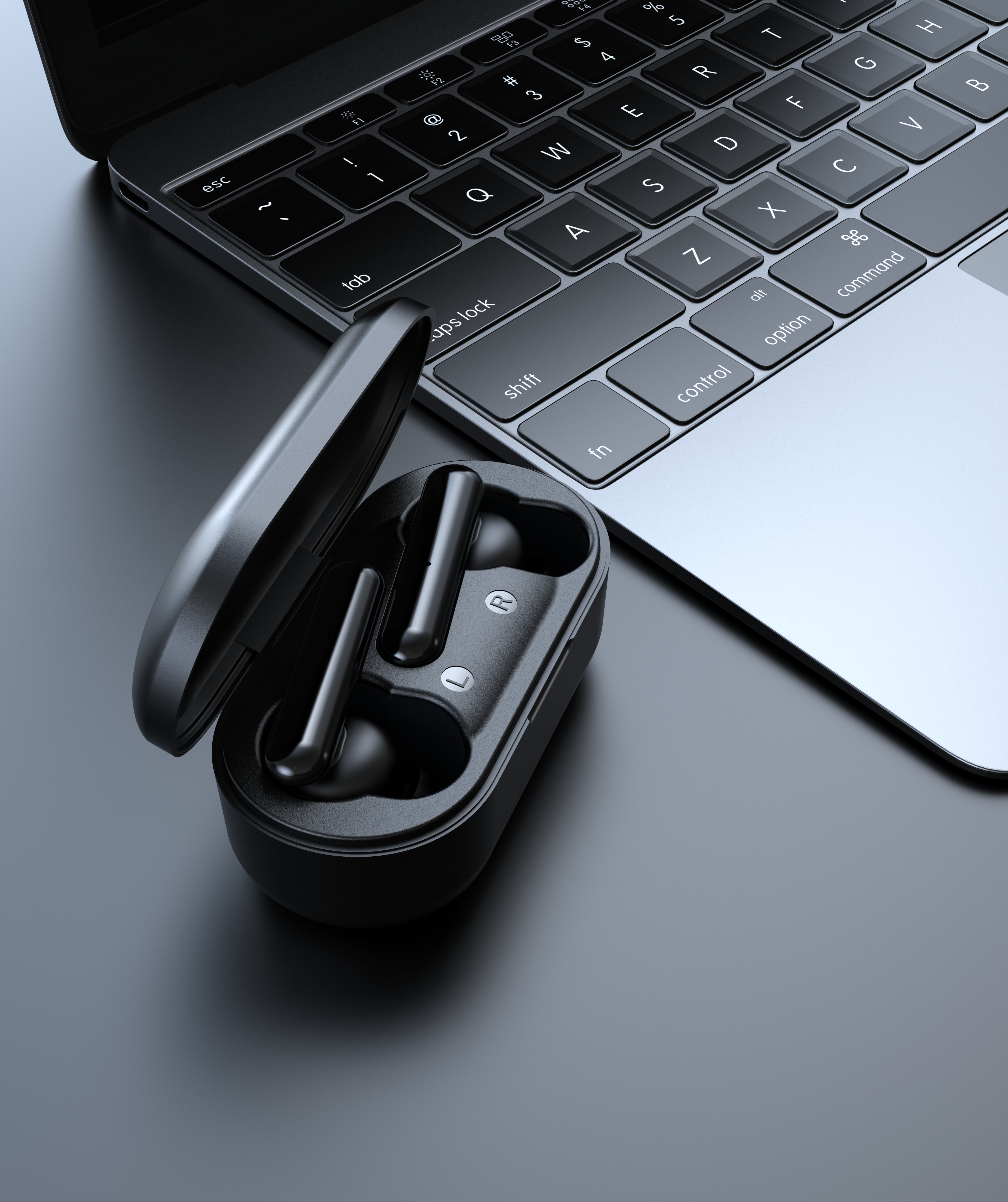 Product rendering，keyshot，headset，3 products，industrial design，product design，