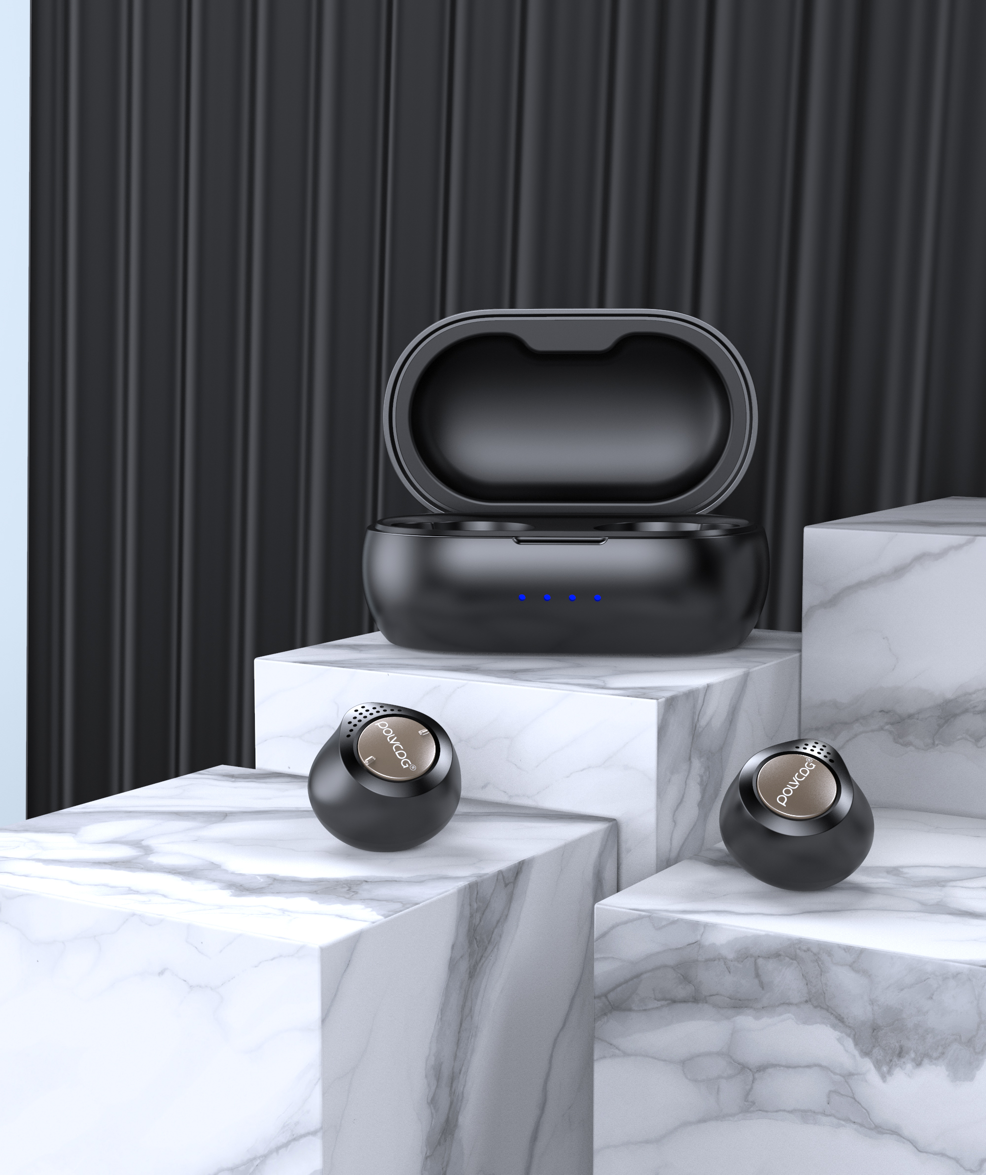 Product rendering，keyshot，headset，3 products，industrial design，product design，