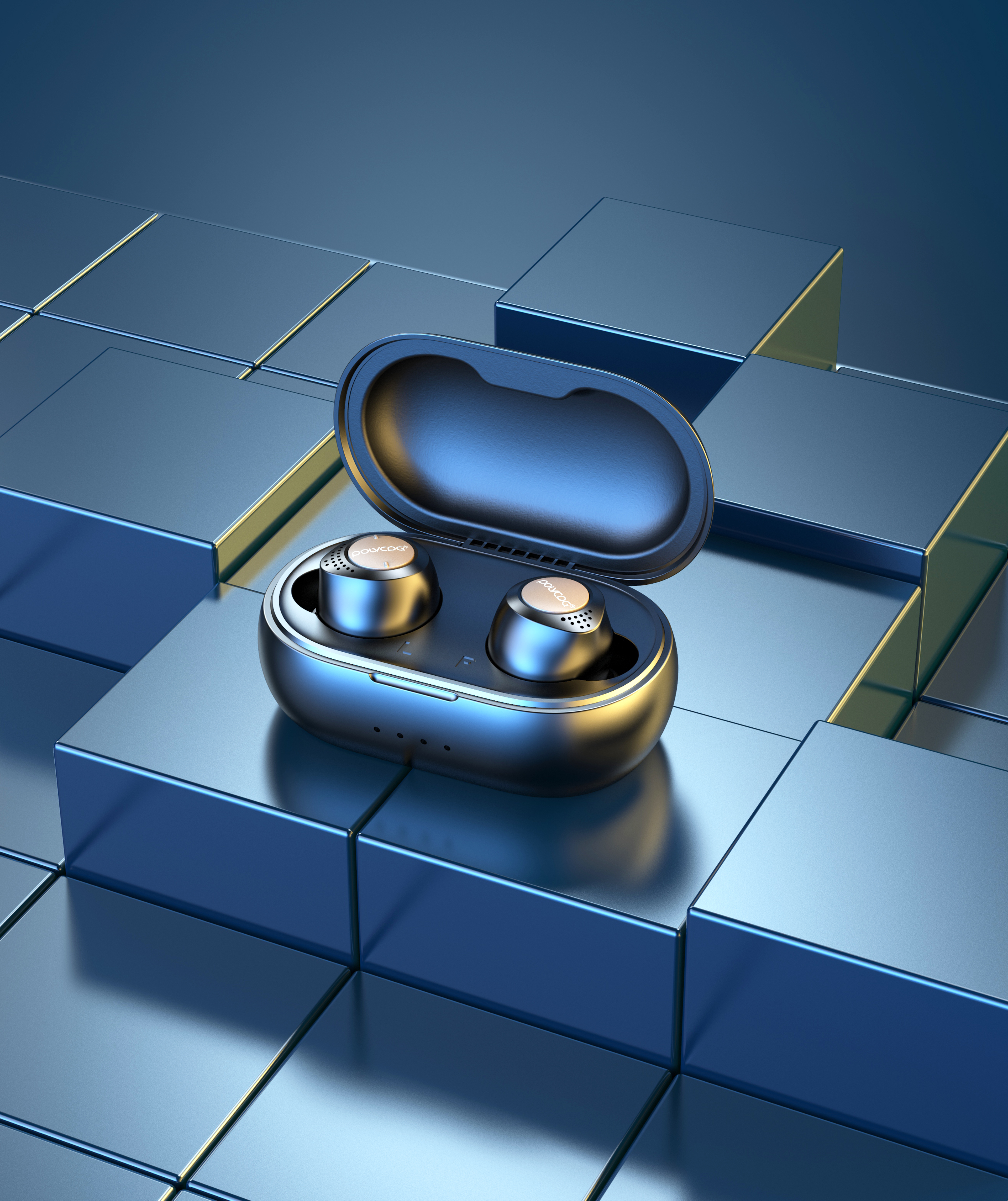 Product rendering，keyshot，headset，3 products，industrial design，product design，