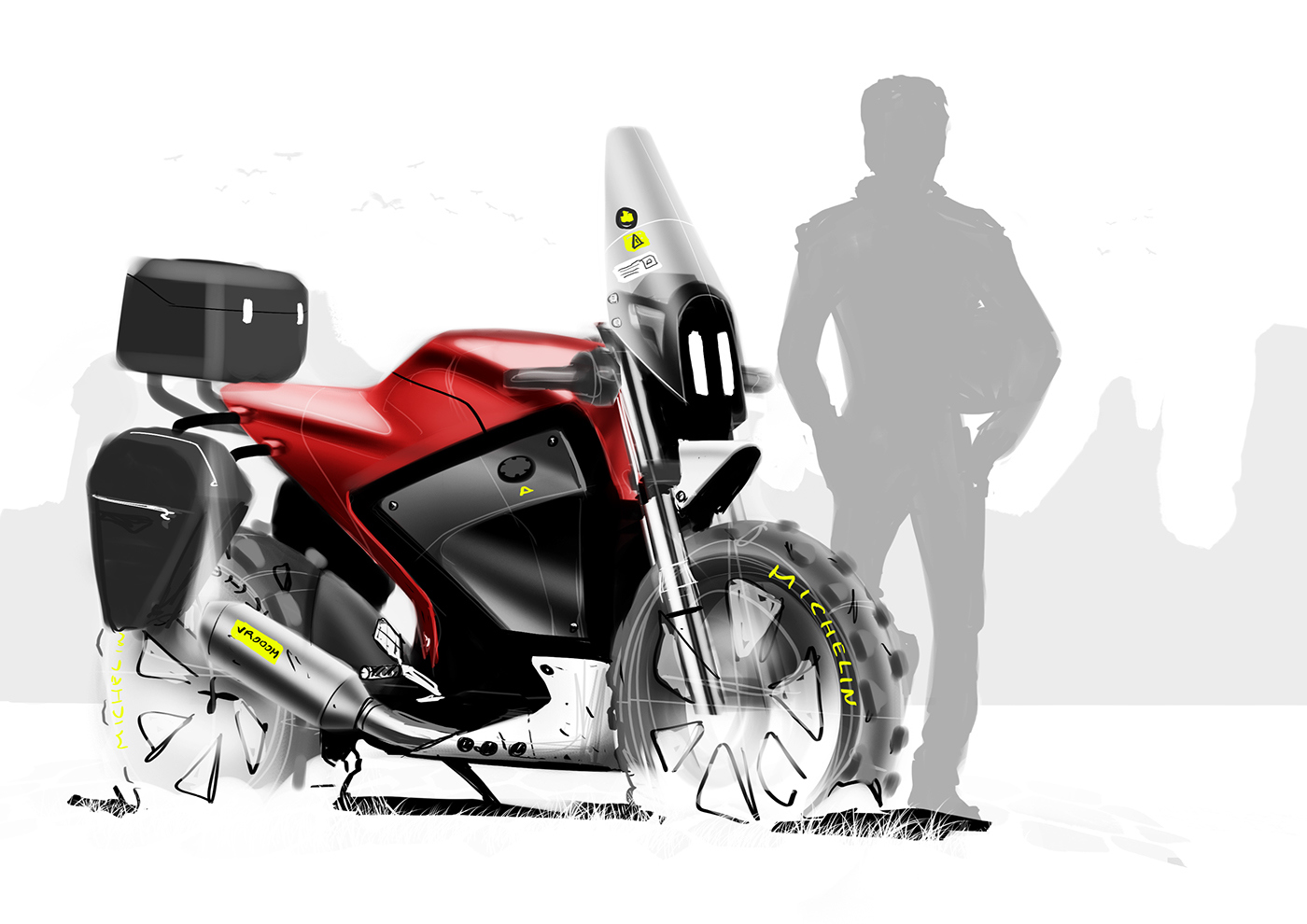 automobile，Hand drawn，vehicle，design sketch，