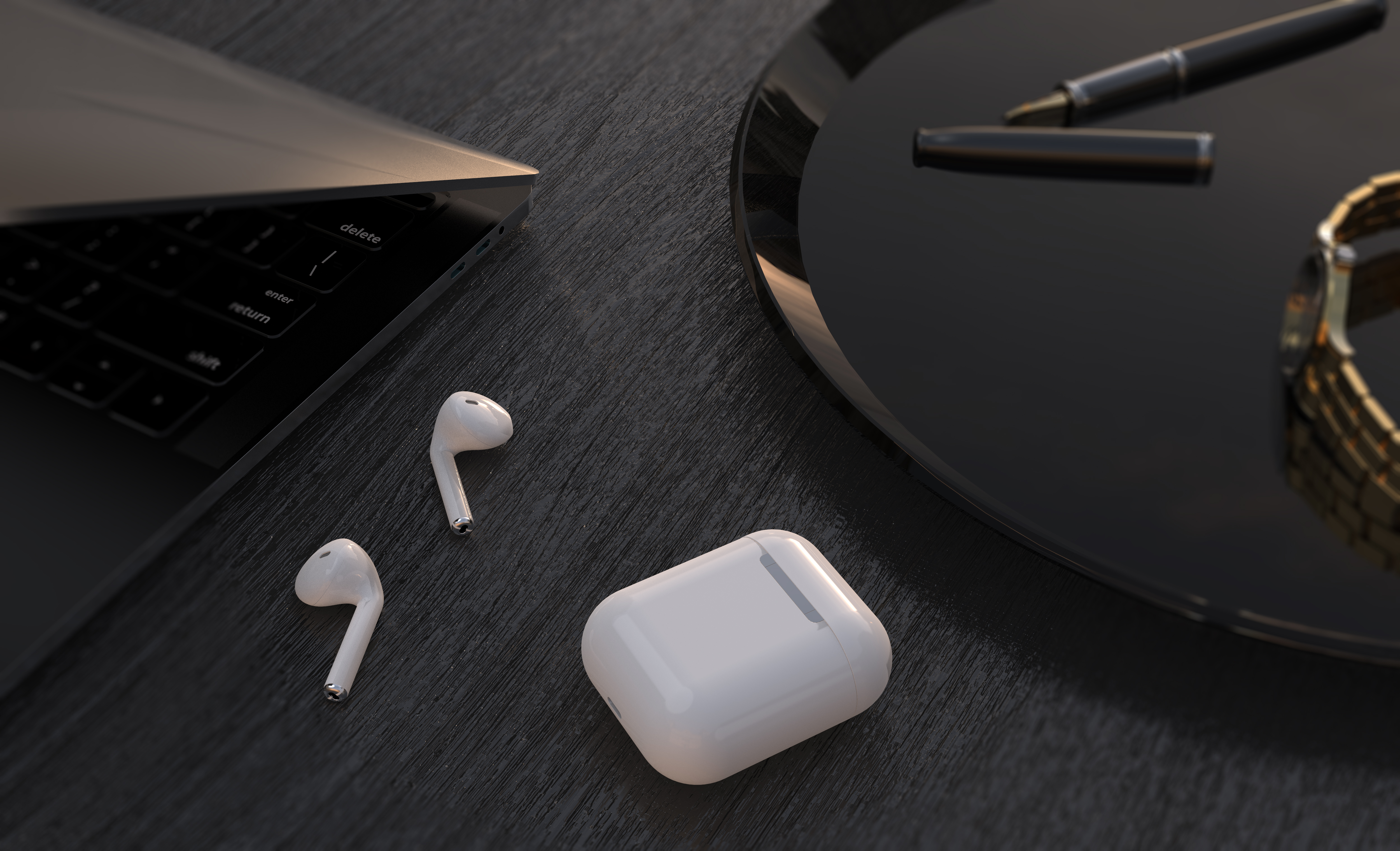 Airplads, data line, rendering，