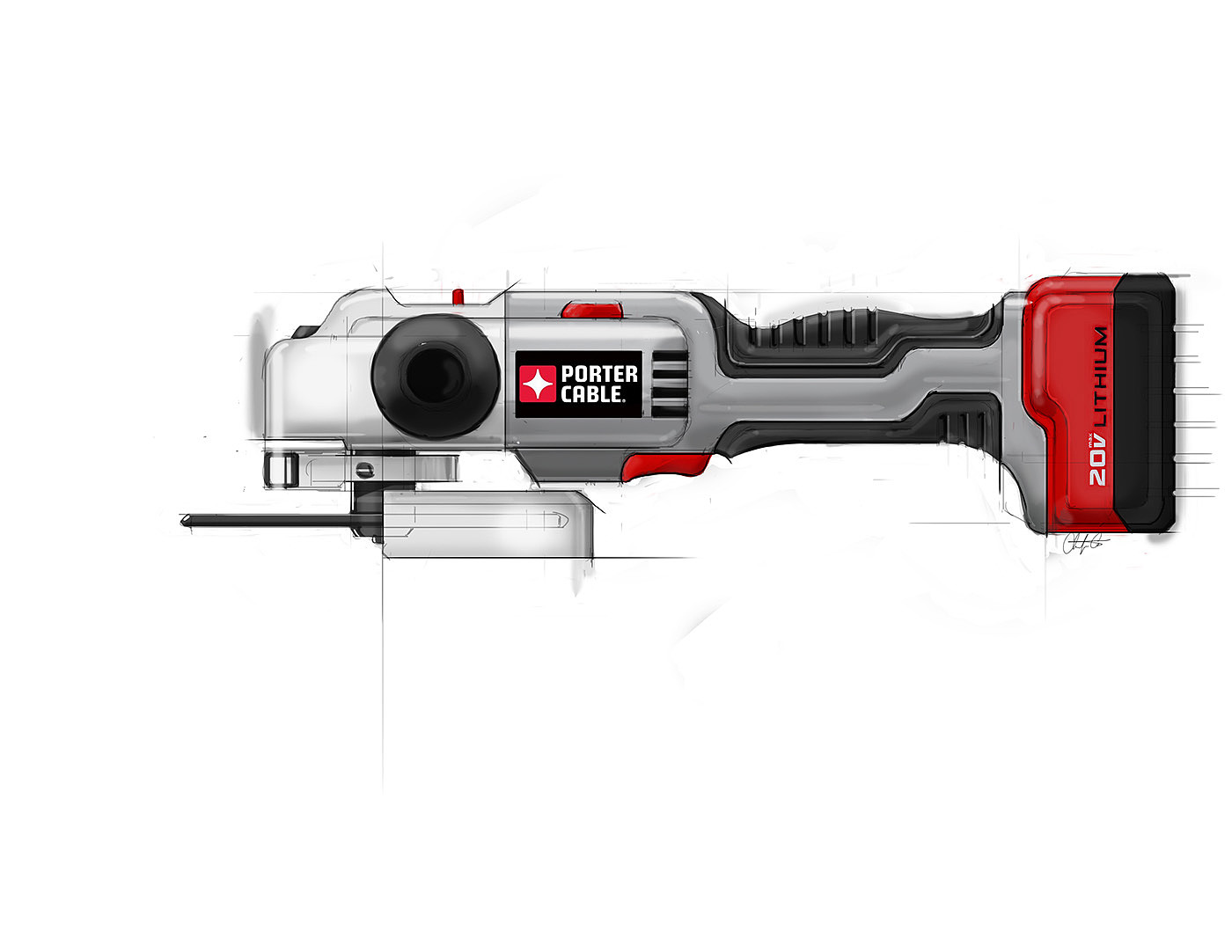 Tool machinery，product design，Hand drawn，