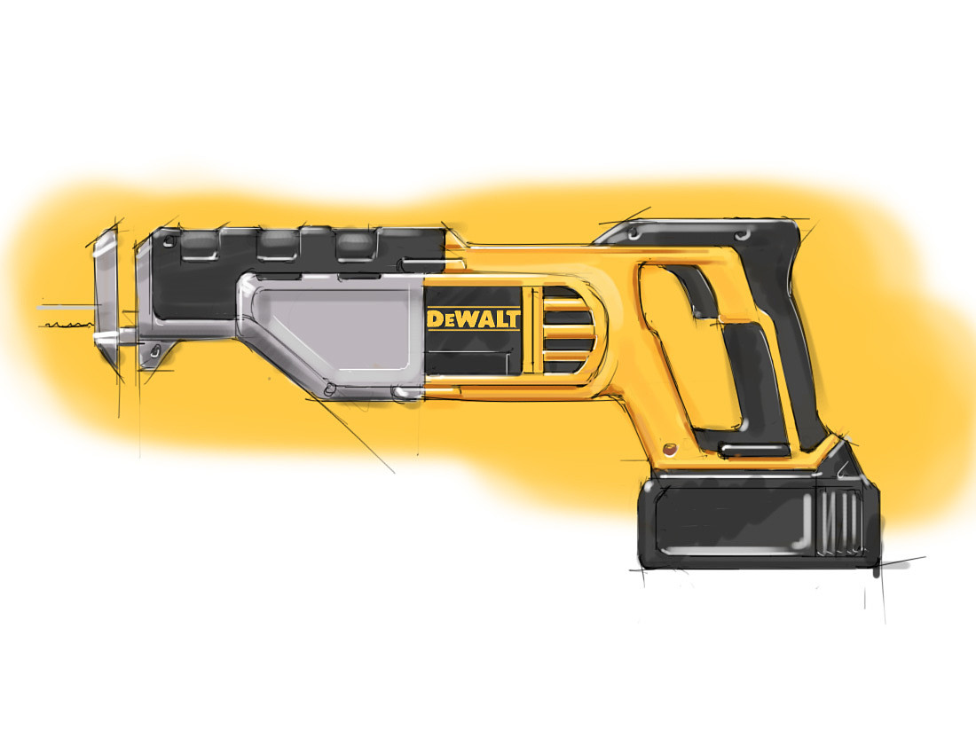 Tool machinery，product design，Hand drawn，