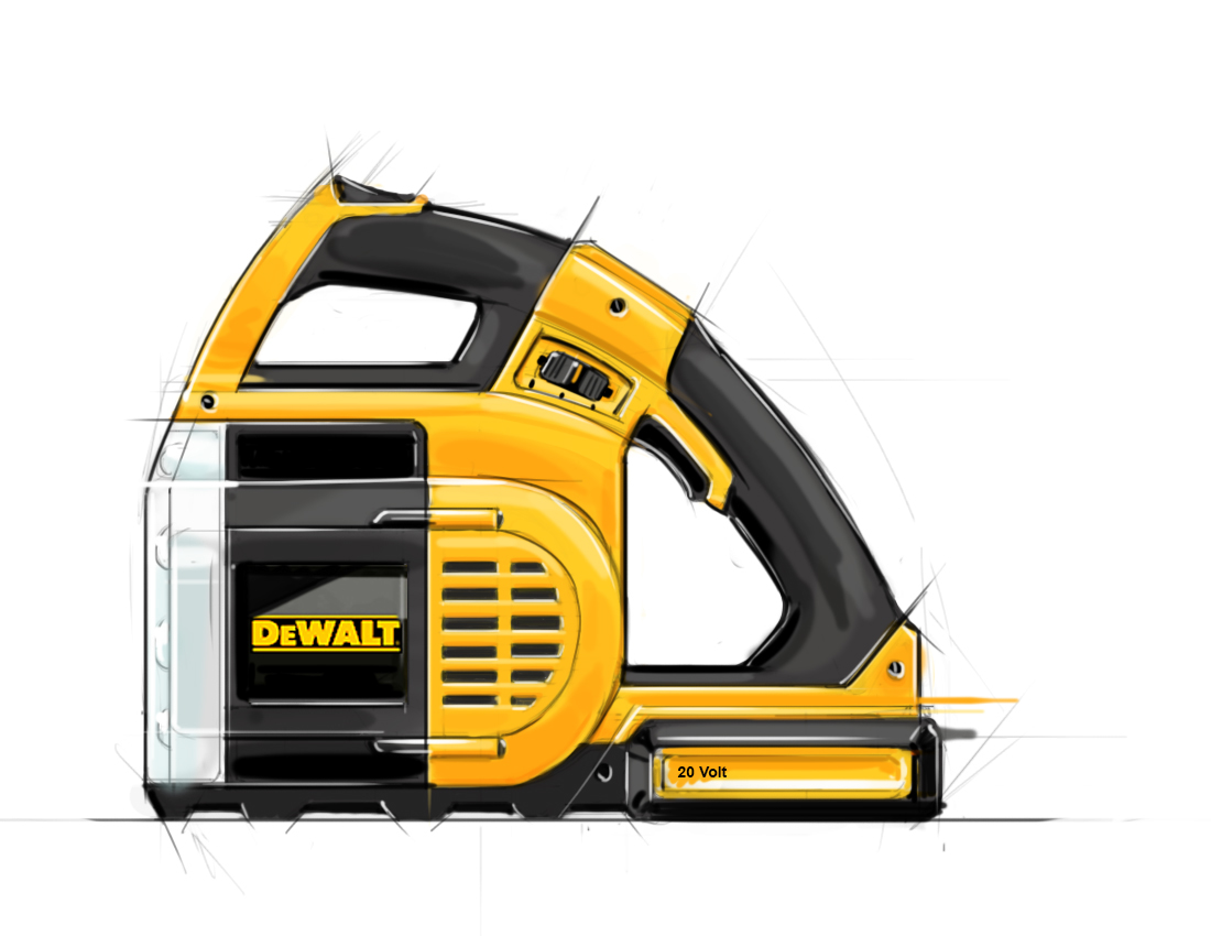 Tool machinery，product design，Hand drawn，