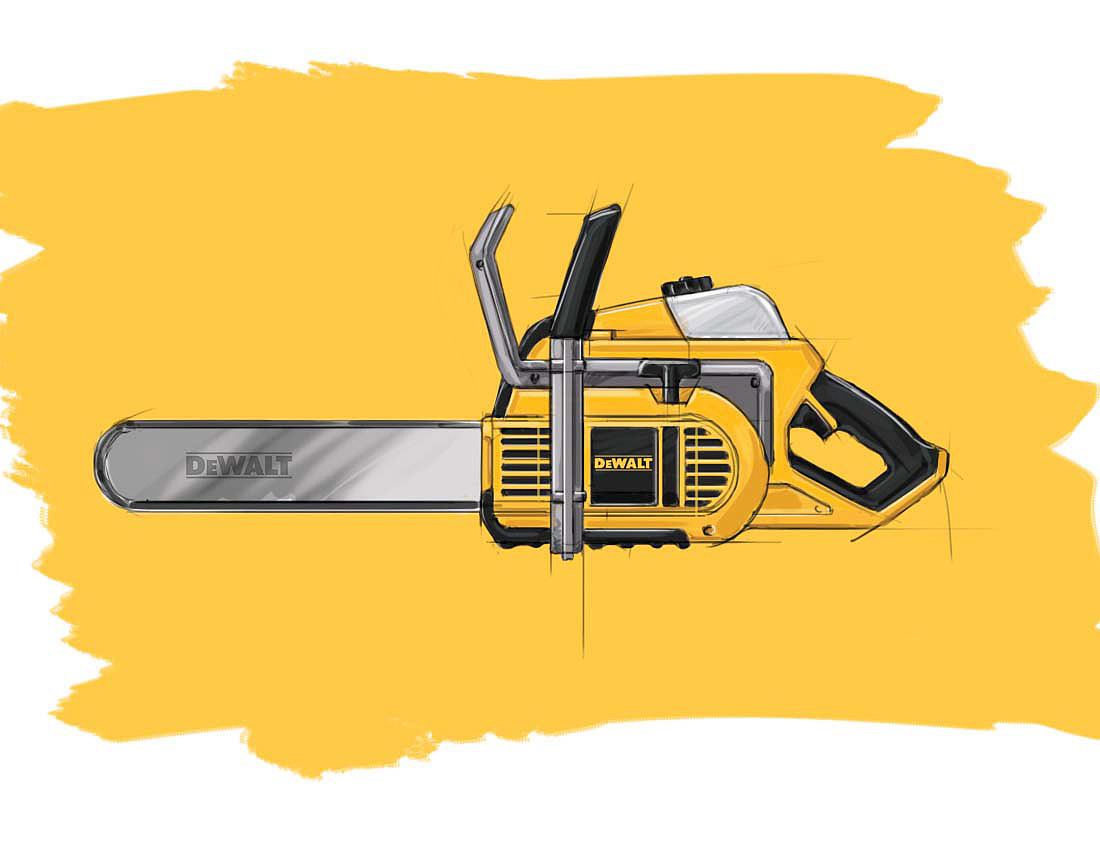 Tool machinery，product design，Hand drawn，