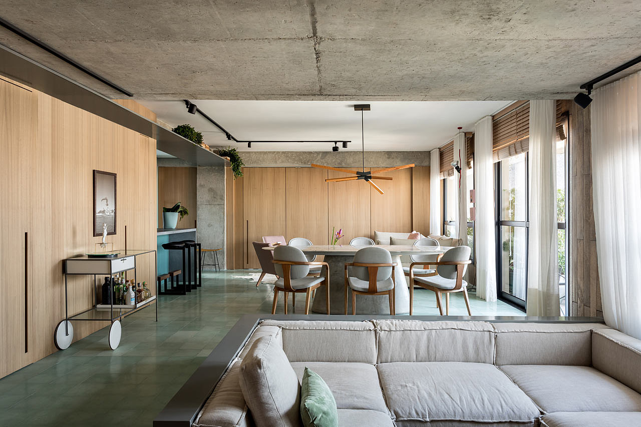 Modern aesthetics，apartment，Interior design，
