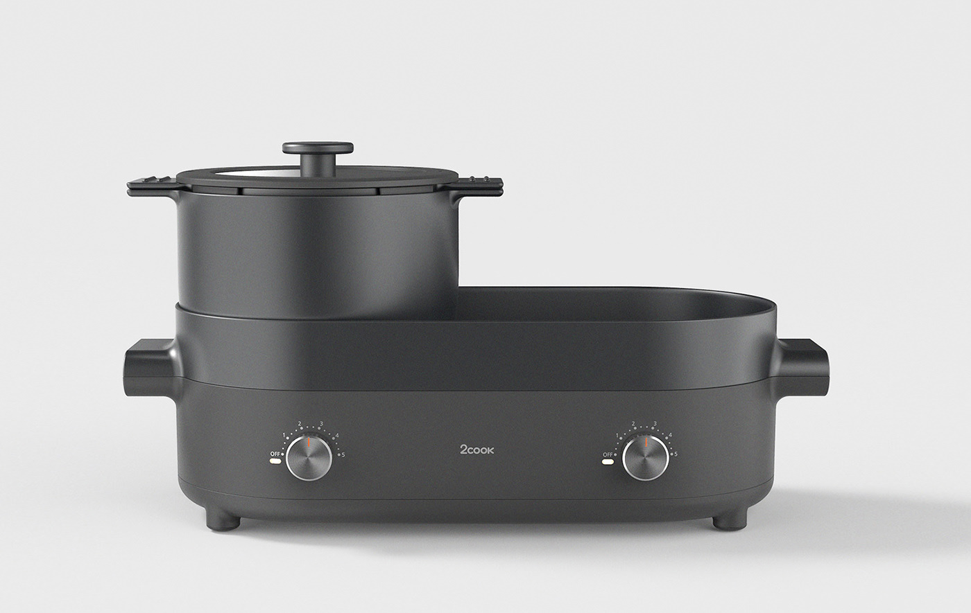 Minimalist，Multifunctional cooker，2Cook，