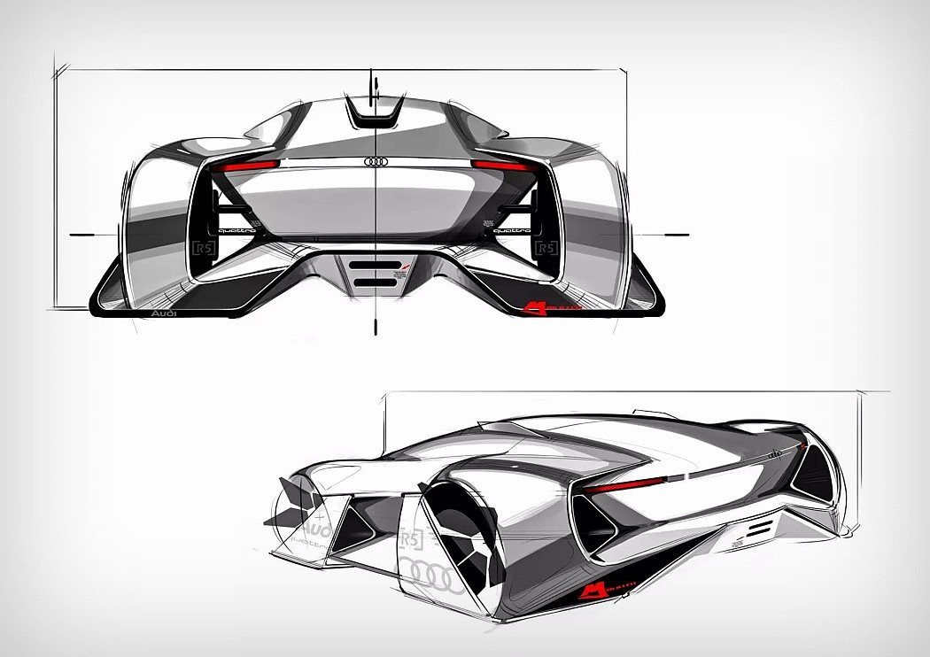 Driverless，Robot style，Concept Car，audi，