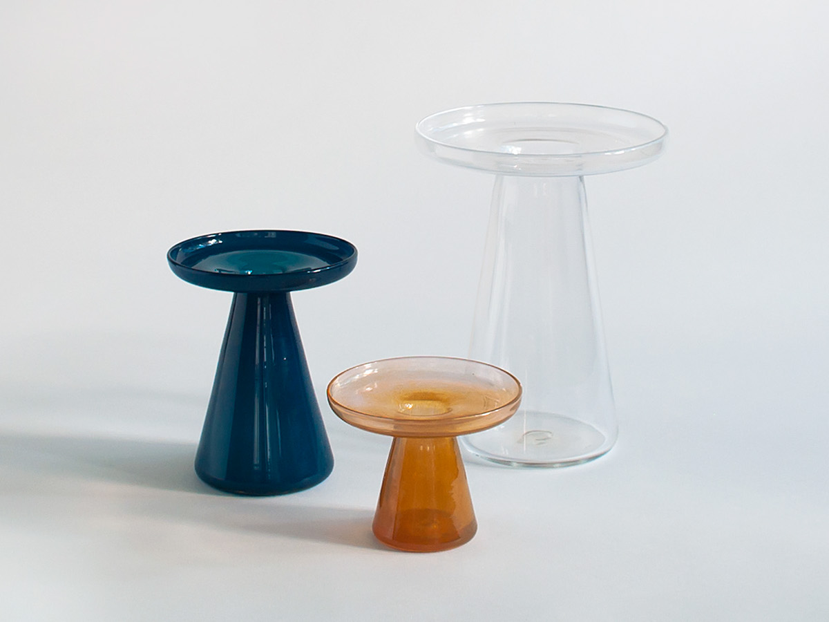 vase，flange vase，Glass，Colored vase，