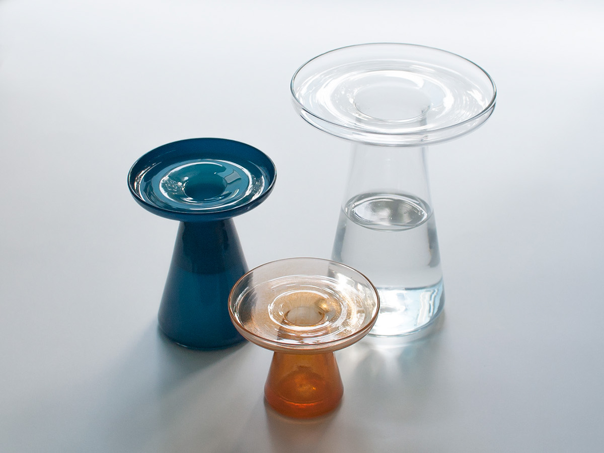 vase，flange vase，Glass，Colored vase，
