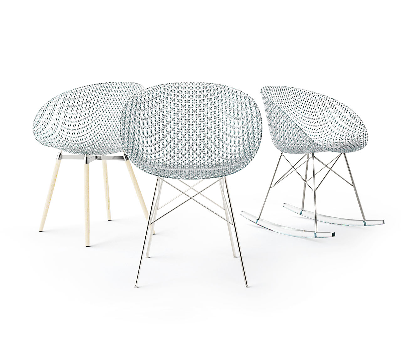 chair，transparent，resin，