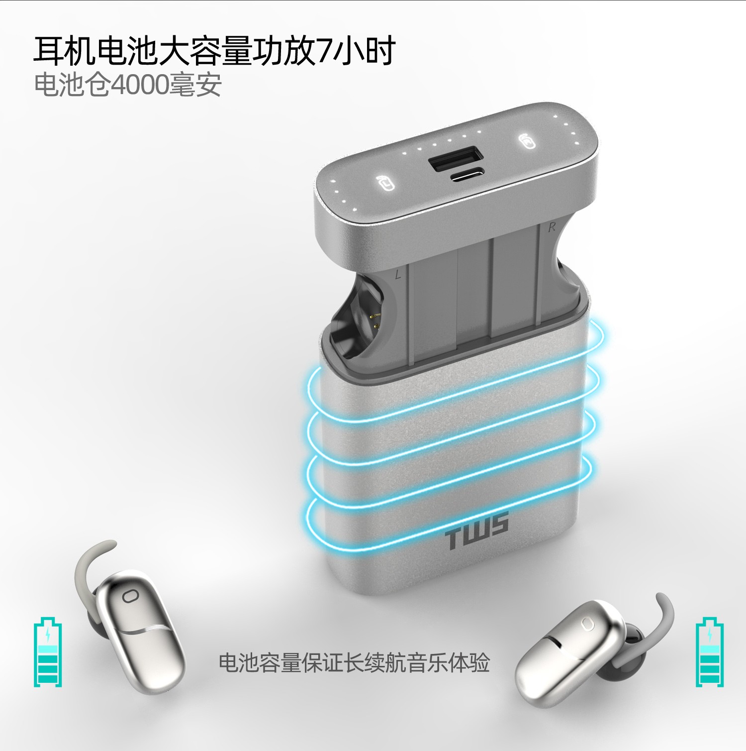 Advanced sense of fun collection value，Technical certification，patent protection，Tap open position，Mechanical automation，TWS Bluetooth headset，