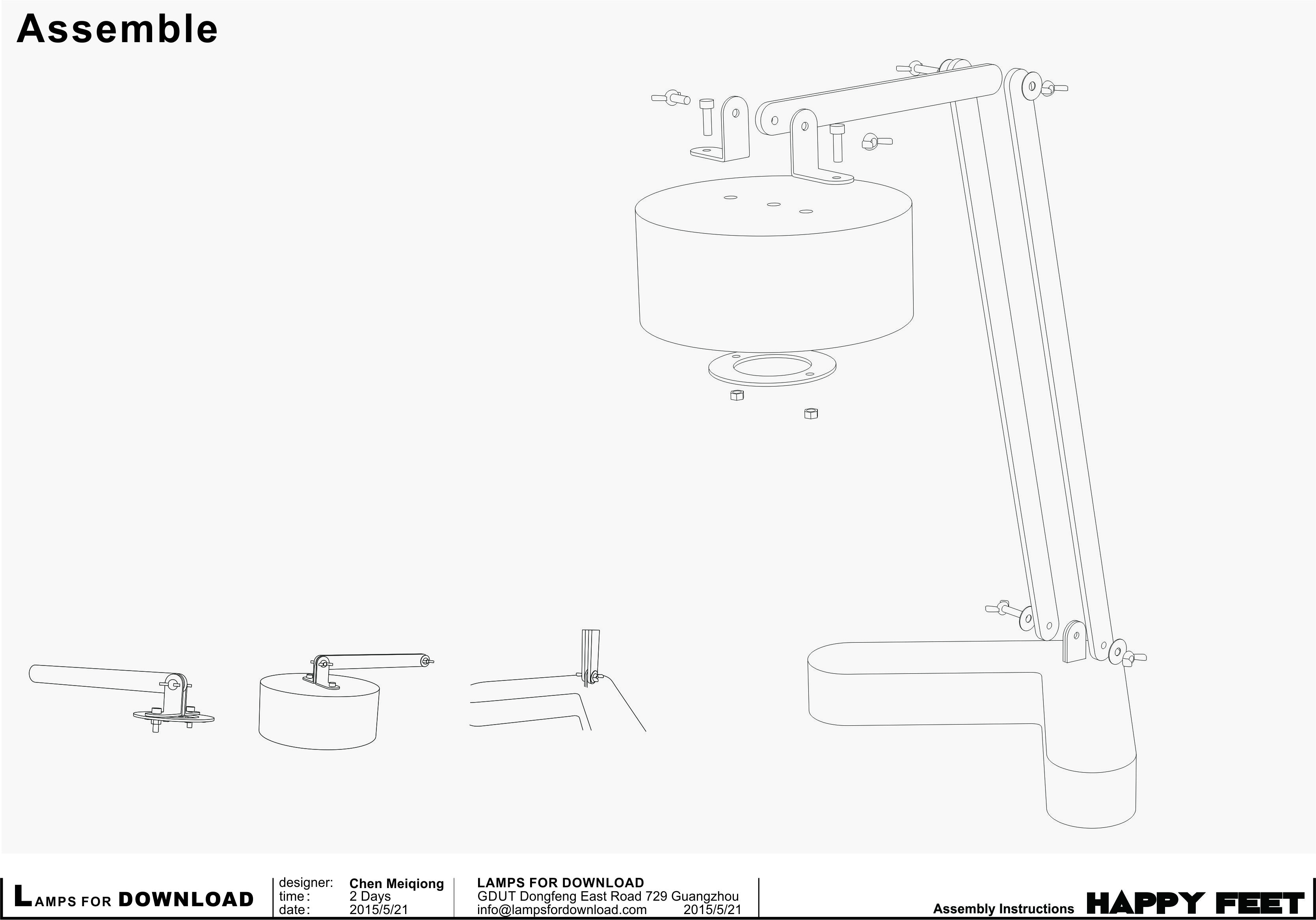 Open Design，lamps and lanterns，Home Furnishing，diy，