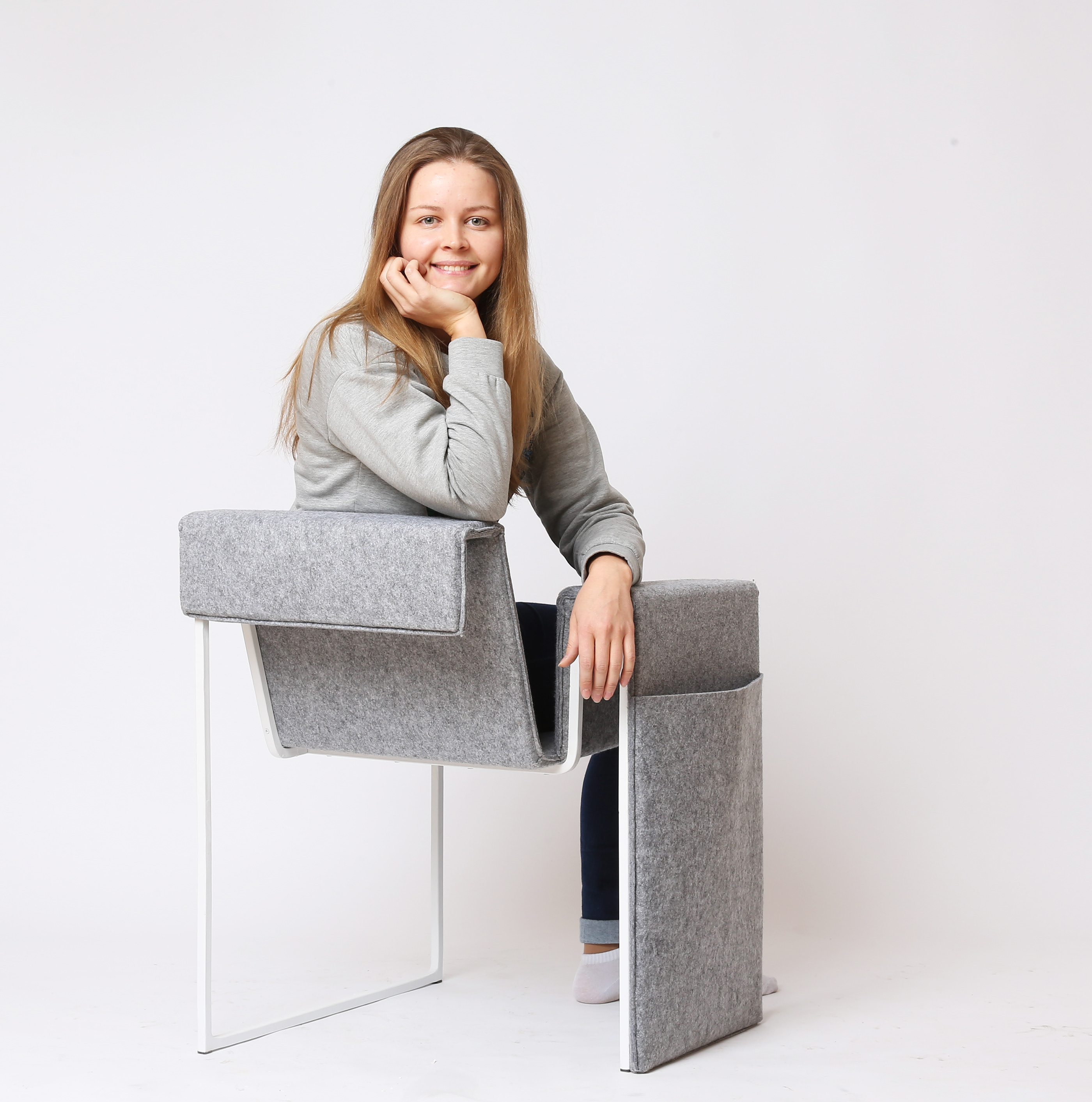 Metal，grey，Seat design，