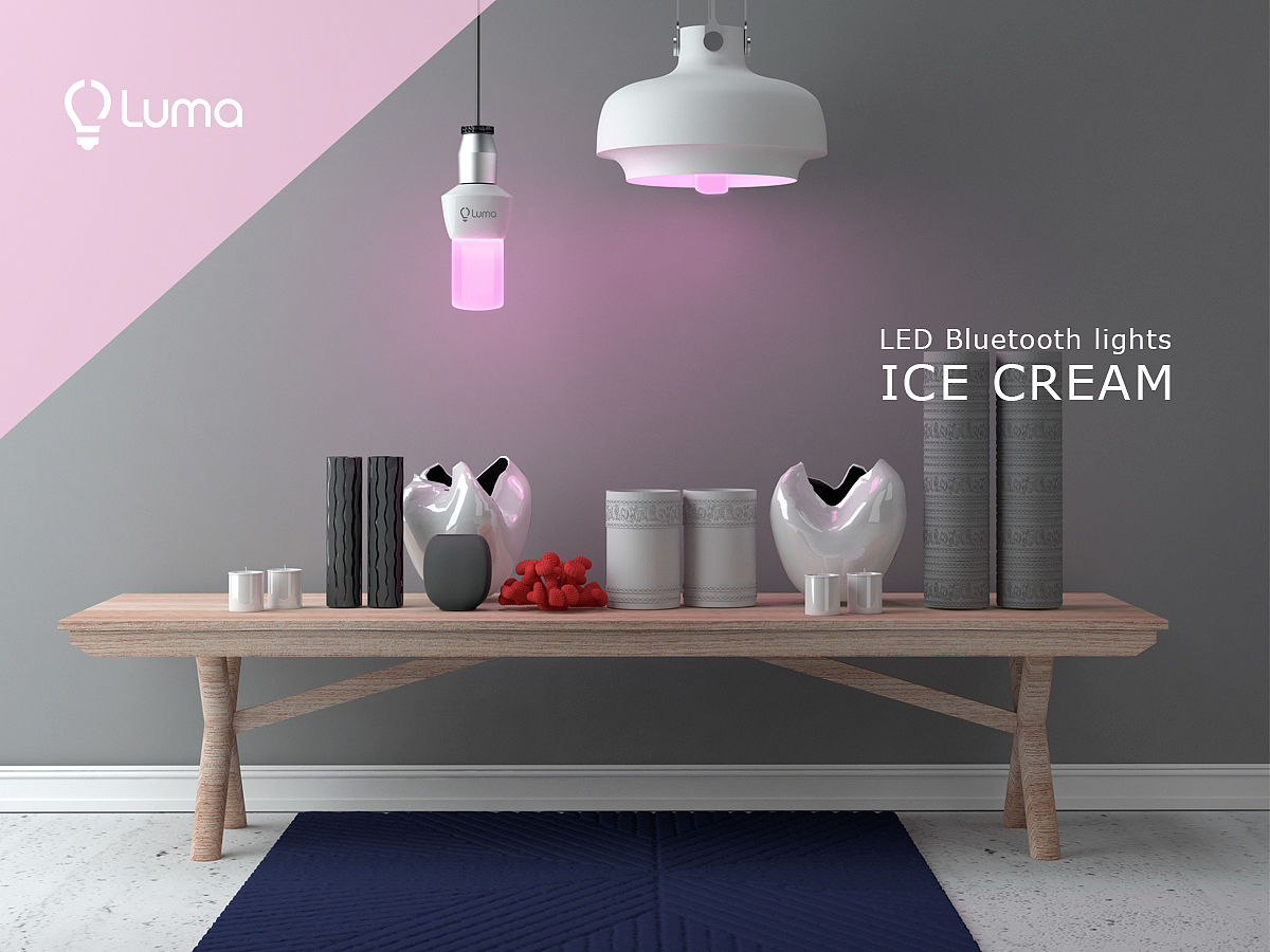 intelligence，LED lamp，ICE CREAM，