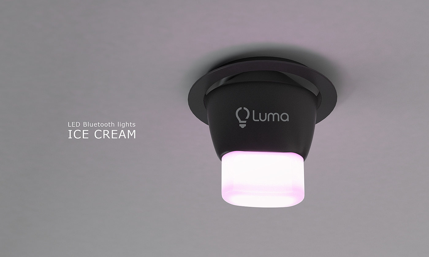 intelligence，LED lamp，ICE CREAM，