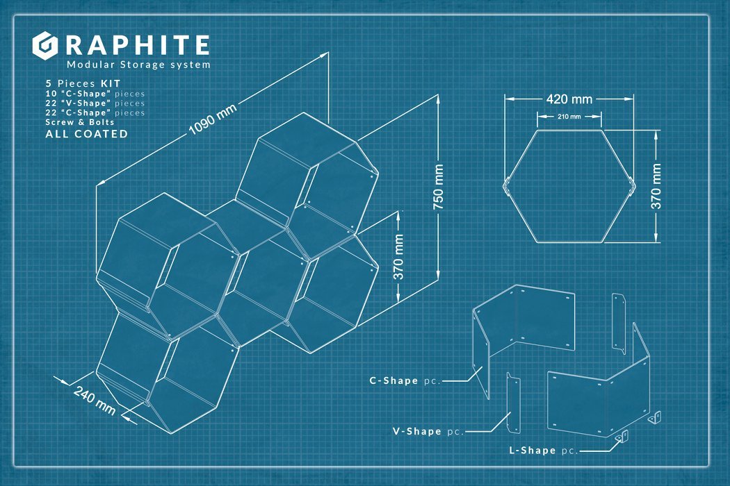 industrial design，modularization，Storage cabinet，Multilateral geometric modeling，